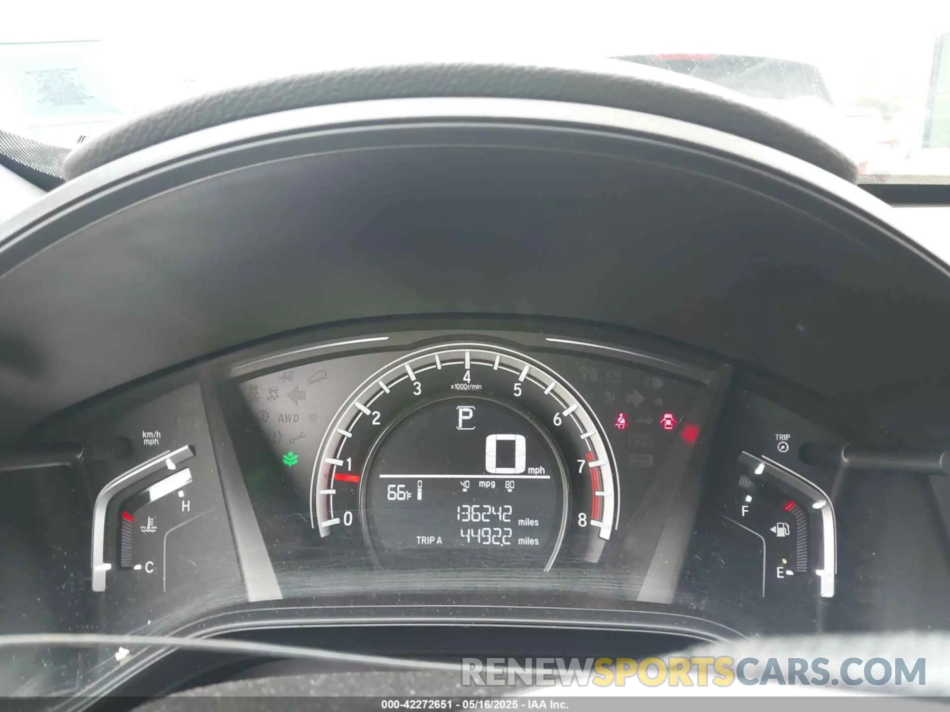 15 fotografías del automóvil dañado 2HKRW6H36KH219848 HONDA CR-V 2019