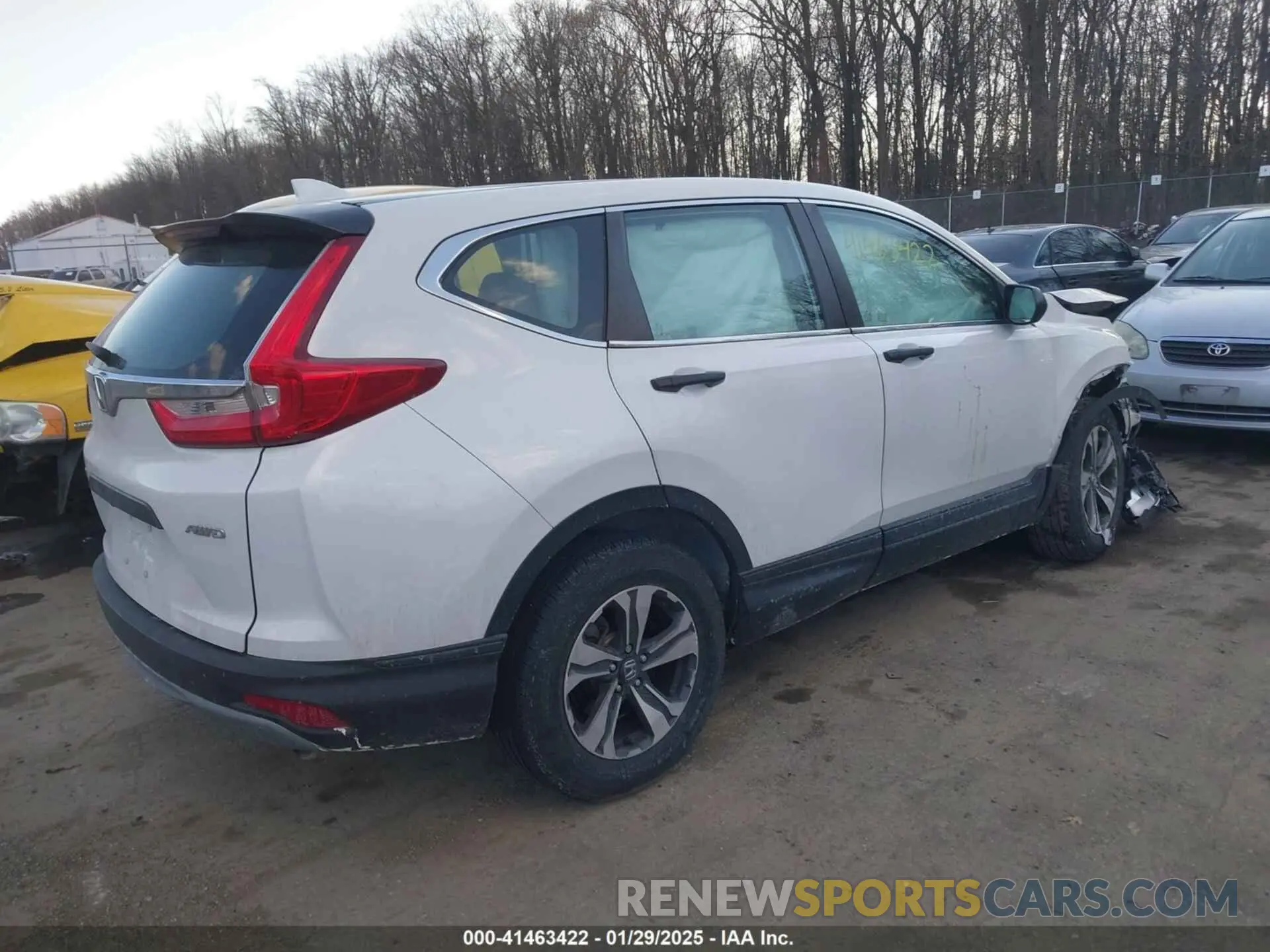4 fotografías del automóvil dañado 2HKRW6H36KH230378 HONDA CR-V 2019