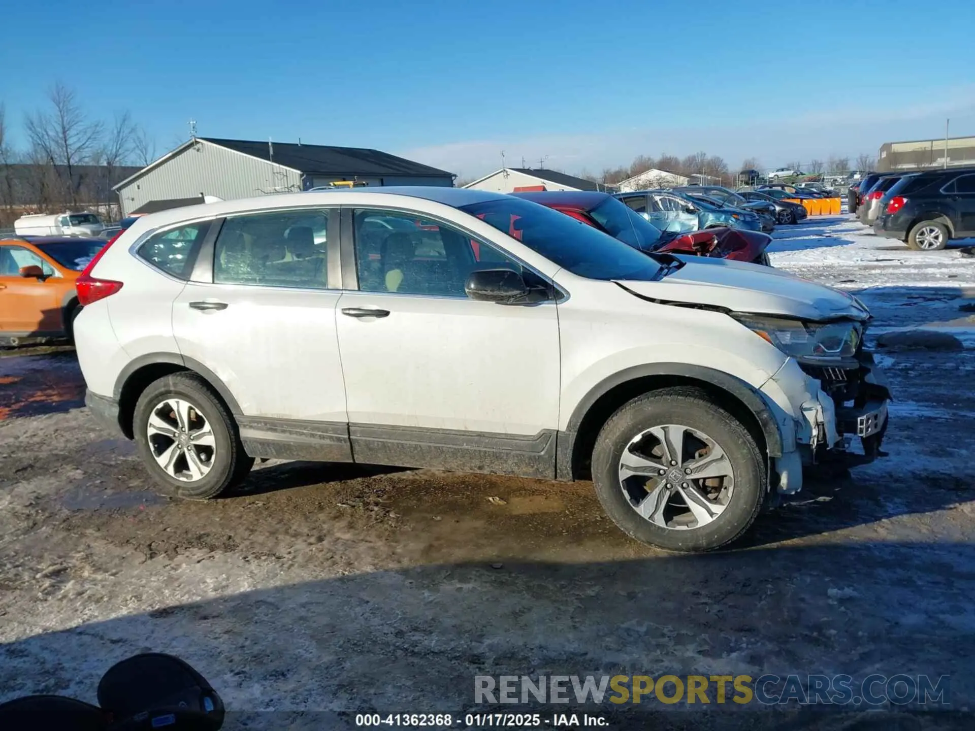 14 fotografías del automóvil dañado 2HKRW6H37KH232205 HONDA CR-V 2019