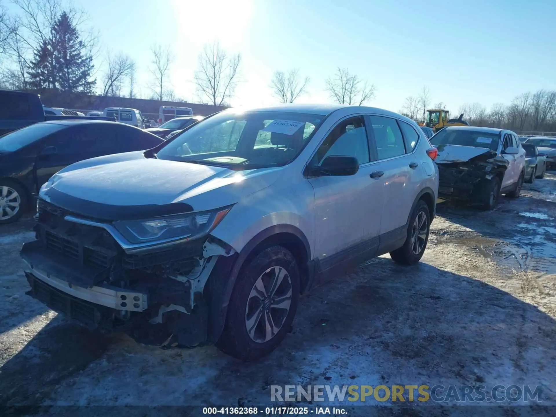 2 fotografías del automóvil dañado 2HKRW6H37KH232205 HONDA CR-V 2019