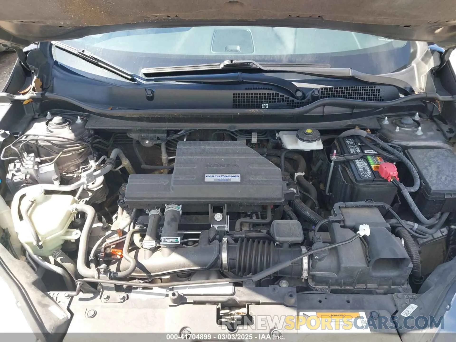 10 fotografías del automóvil dañado 5J6RW1H50KA011180 HONDA CR-V 2019