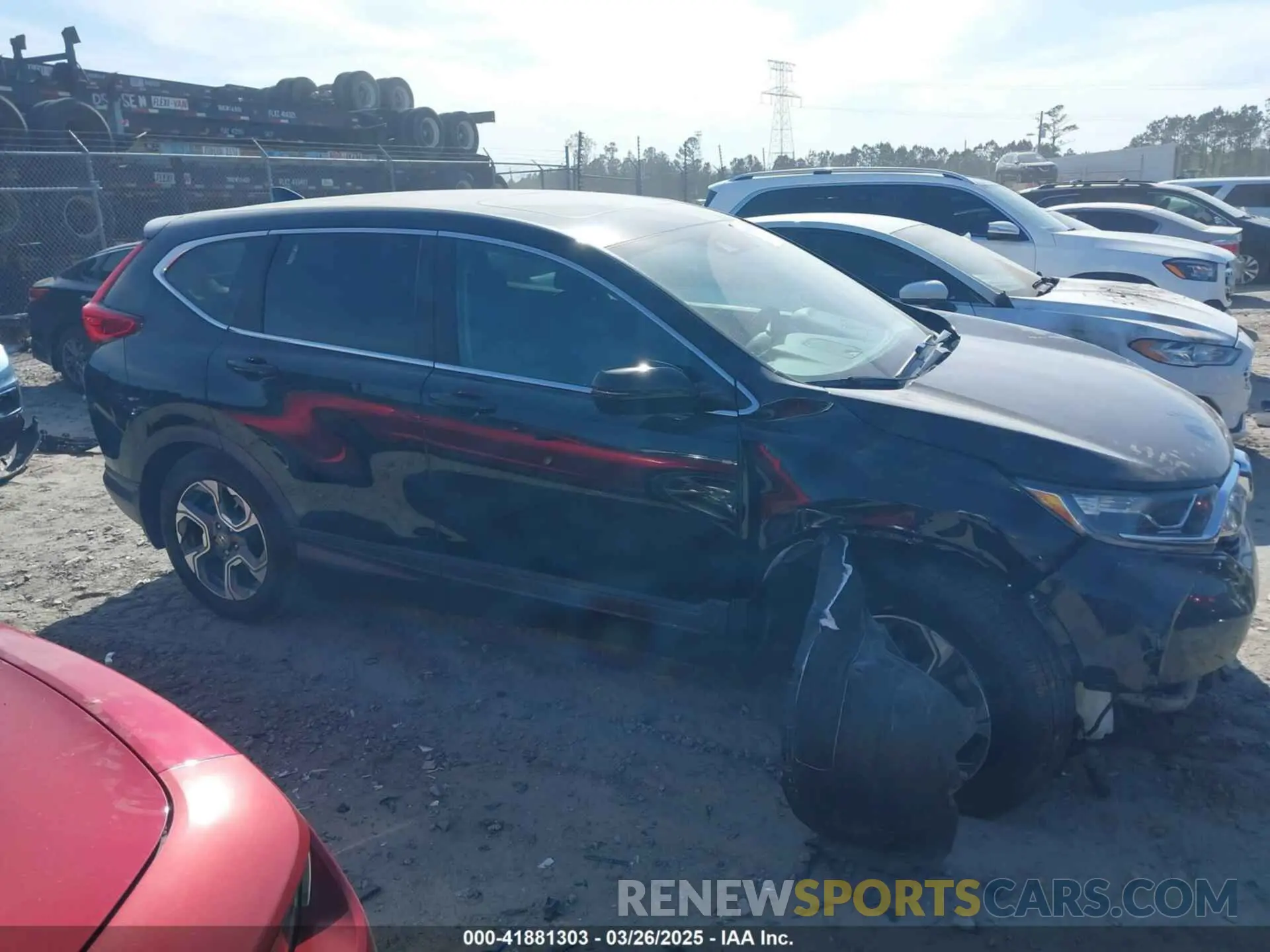 13 fotografías del automóvil dañado 5J6RW1H50KA032904 HONDA CR-V 2019