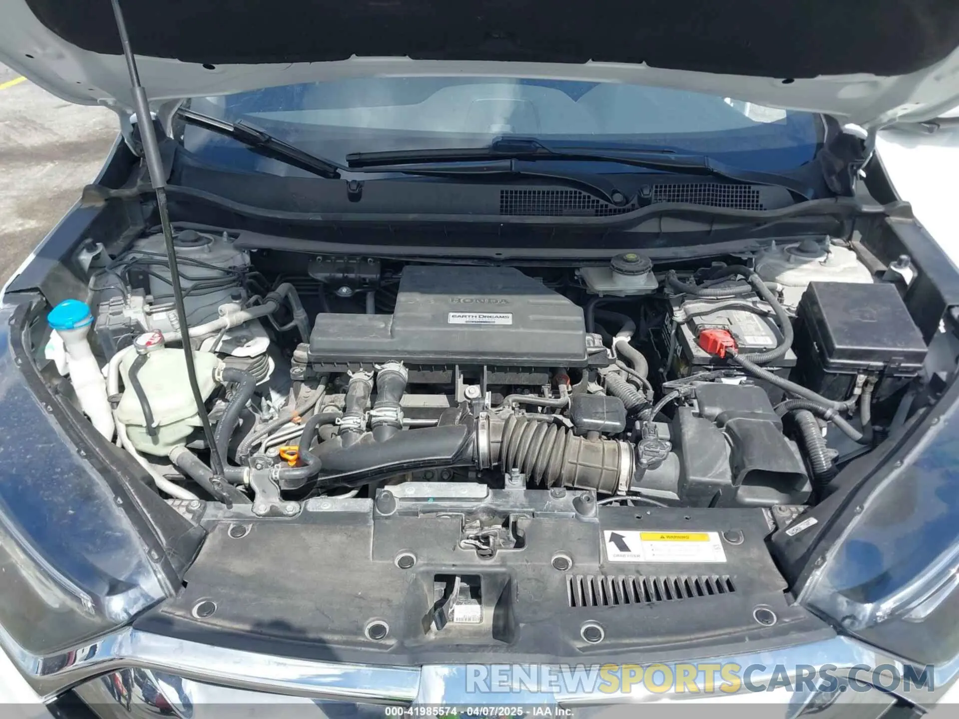 10 fotografías del automóvil dañado 5J6RW1H51KA007719 HONDA CR-V 2019