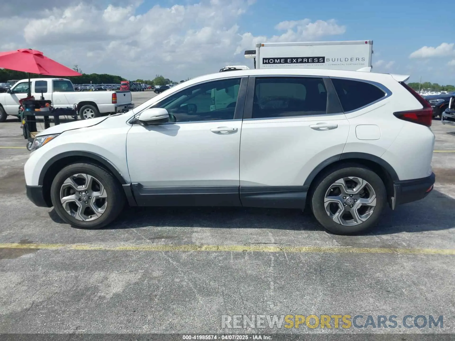14 fotografías del automóvil dañado 5J6RW1H51KA007719 HONDA CR-V 2019