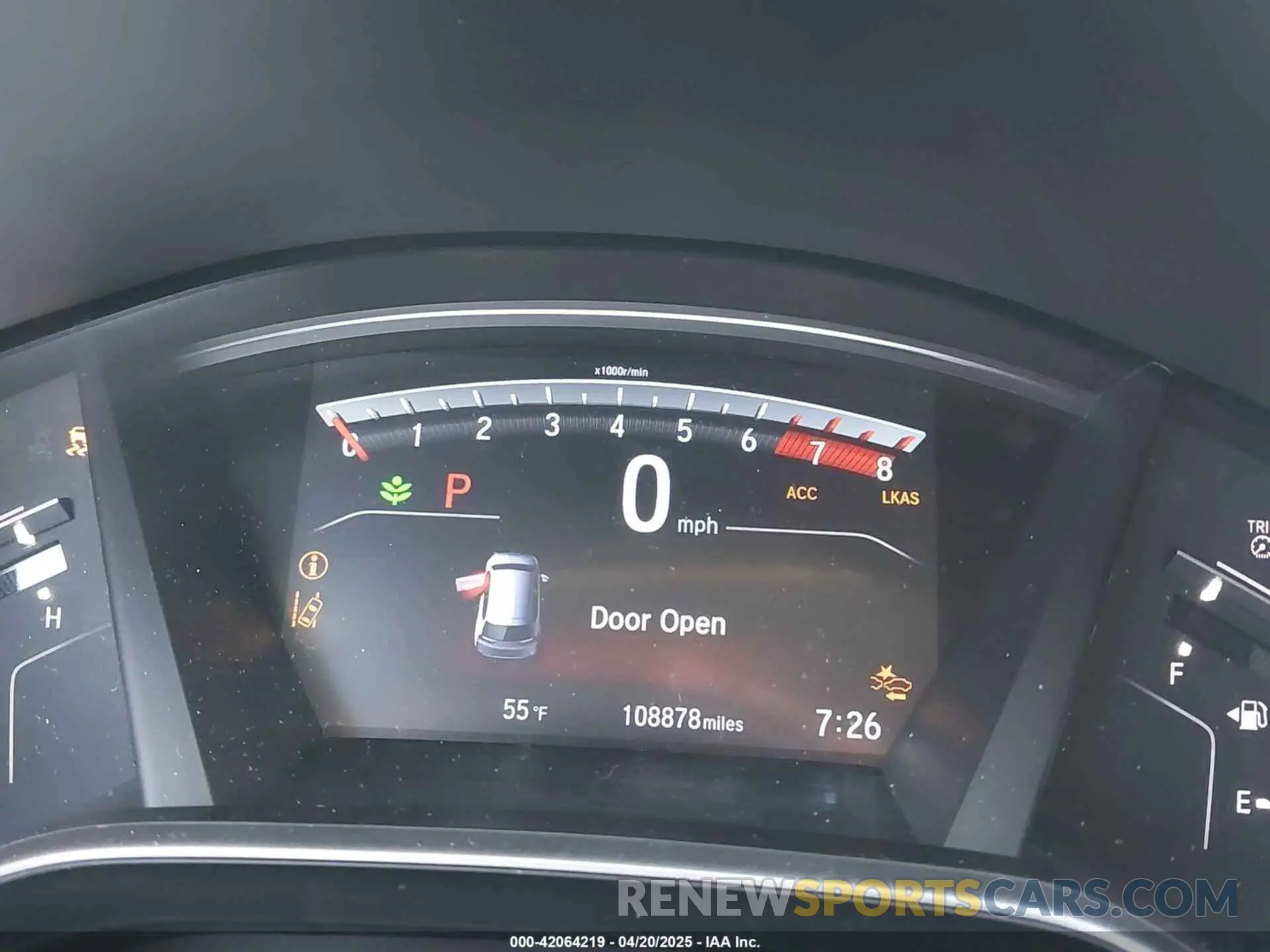7 fotografías del automóvil dañado 5J6RW1H52KA033570 HONDA CR-V 2019