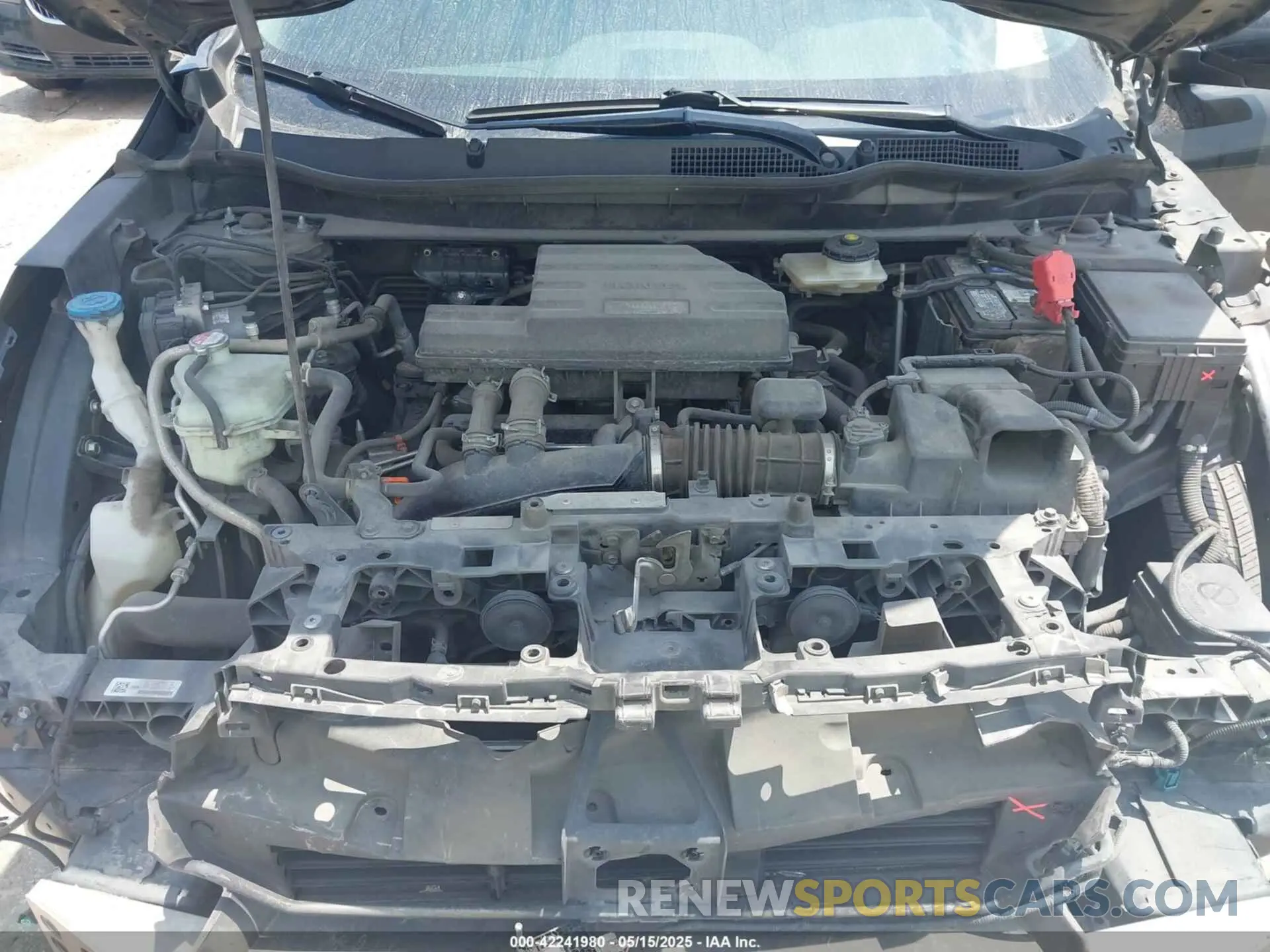 10 fotografías del automóvil dañado 5J6RW1H55KA003835 HONDA CR-V 2019