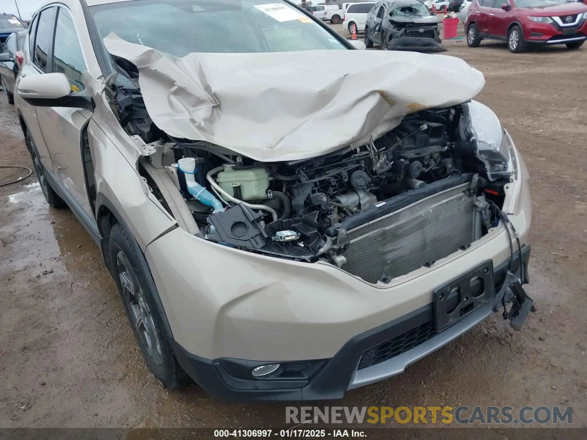 6 fotografías del automóvil dañado 5J6RW1H56KL002651 HONDA CR-V 2019