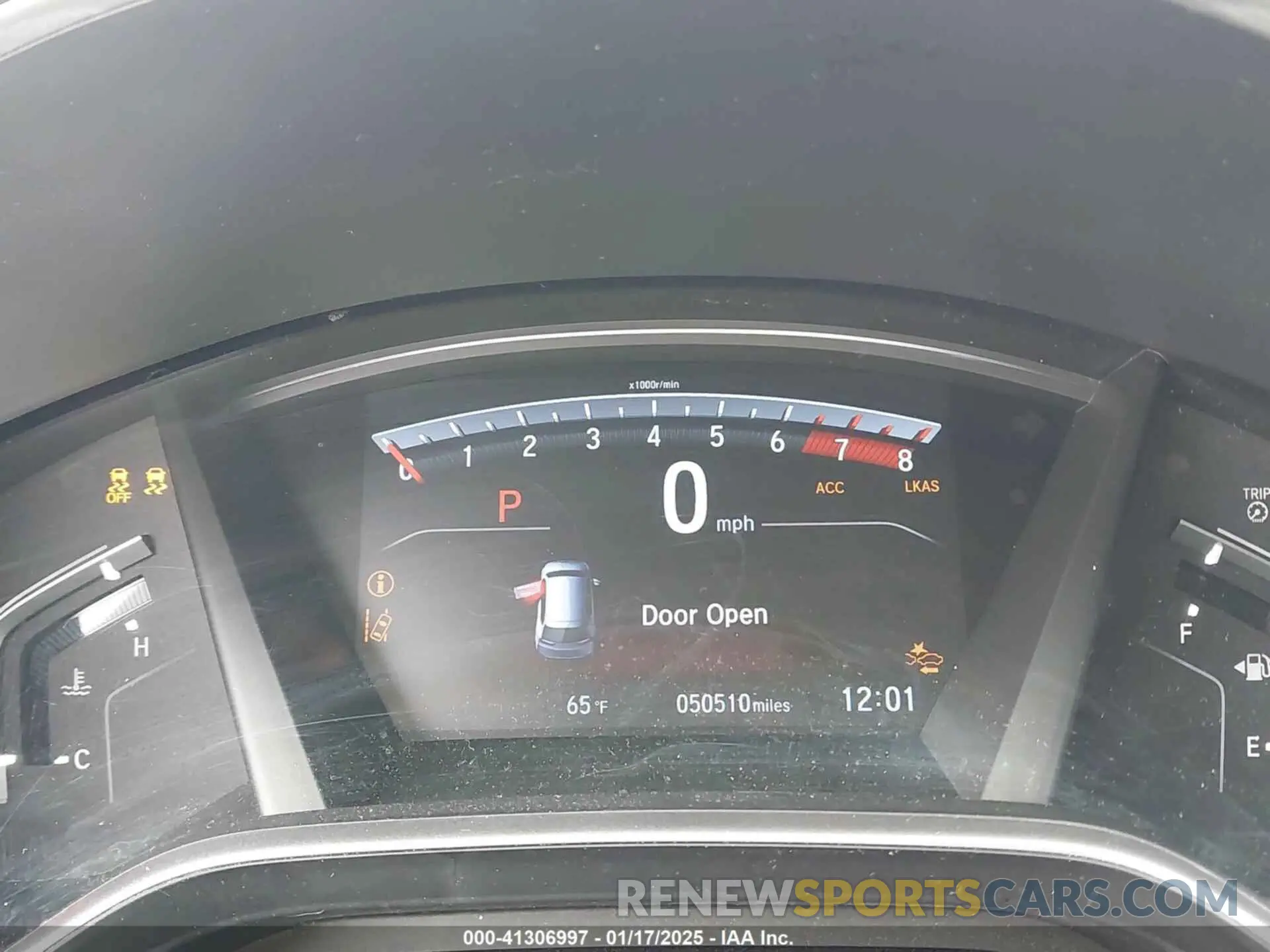 7 fotografías del automóvil dañado 5J6RW1H56KL002651 HONDA CR-V 2019