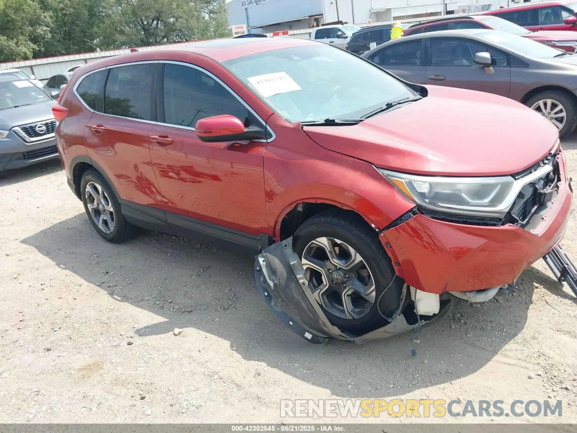 1 fotografías del automóvil dañado 5J6RW1H57KL001136 HONDA CR-V 2019