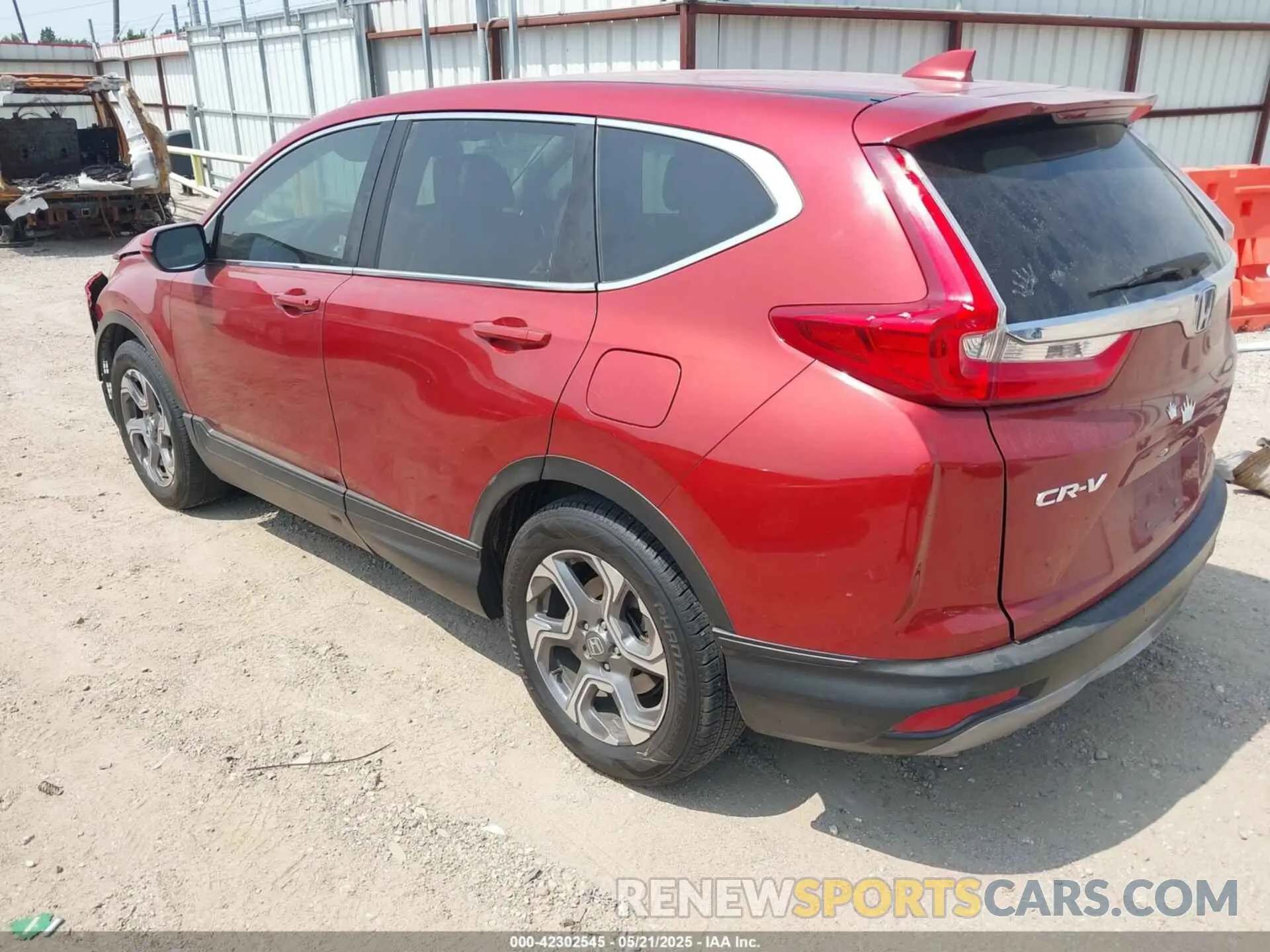 3 fotografías del automóvil dañado 5J6RW1H57KL001136 HONDA CR-V 2019