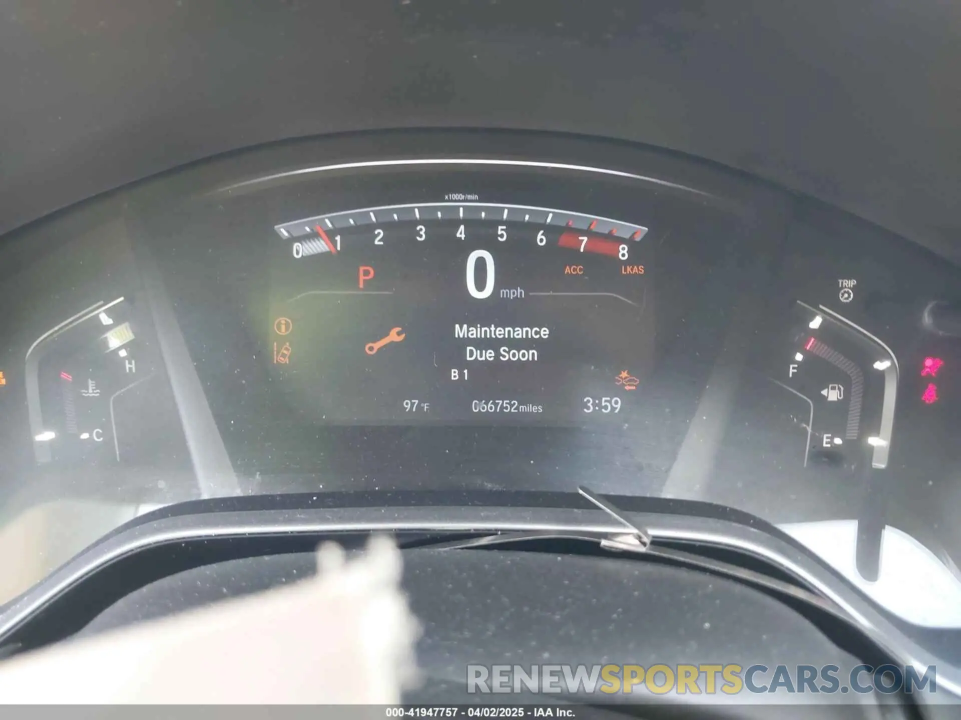 7 fotografías del automóvil dañado 5J6RW1H5XKL008095 HONDA CR-V 2019