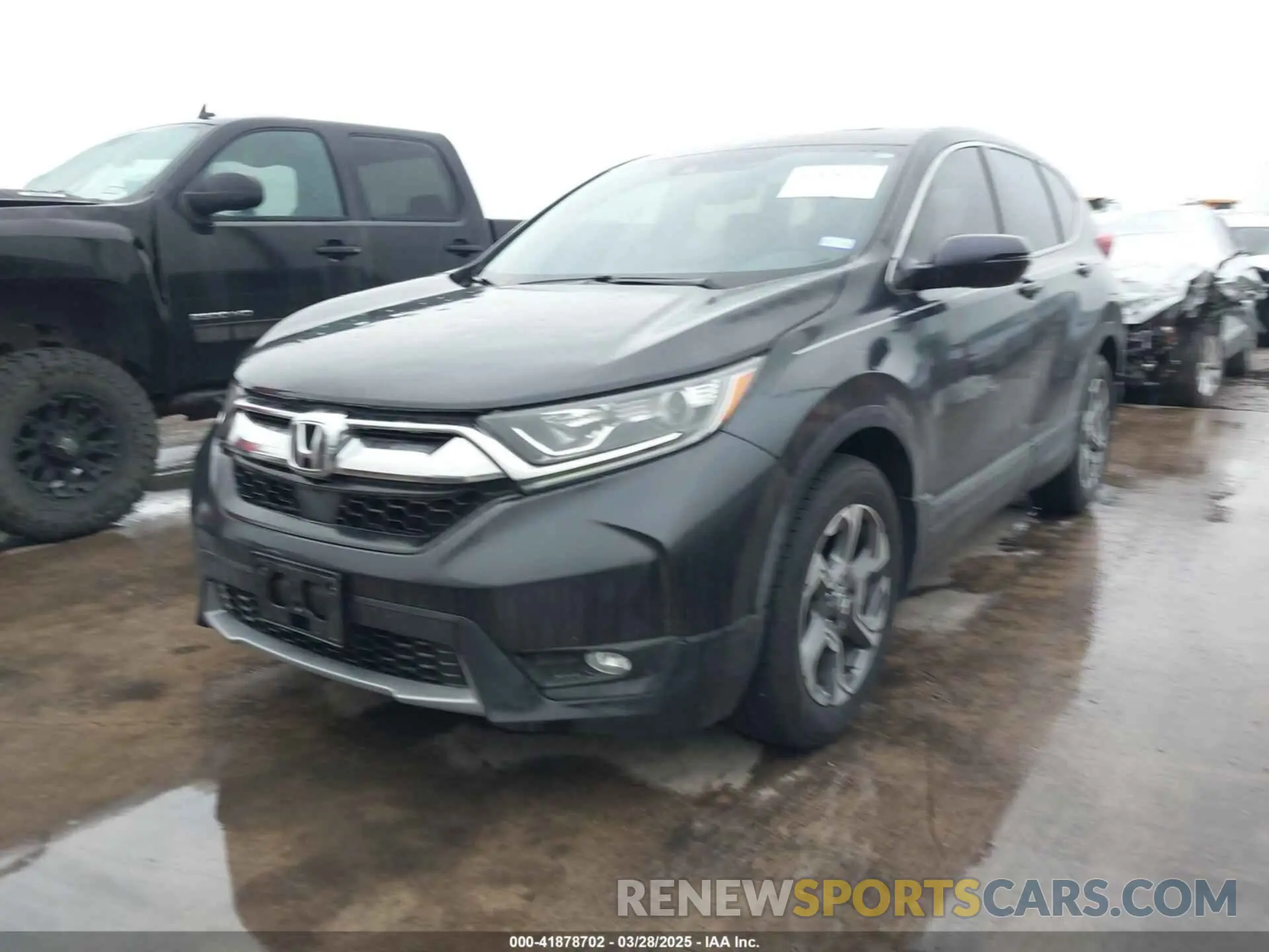 2 fotografías del automóvil dañado 5J6RW1H82KA021655 HONDA CR-V 2019