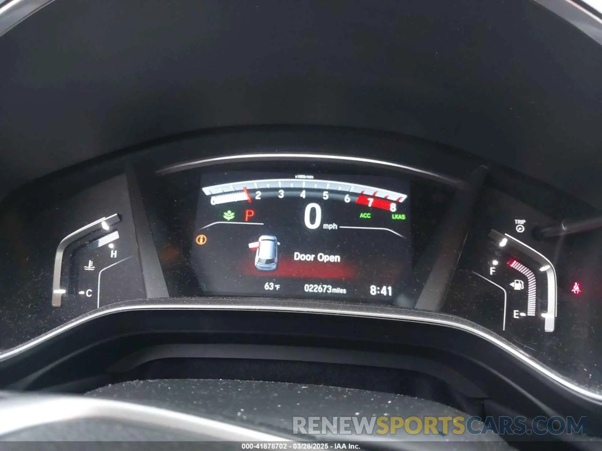 7 fotografías del automóvil dañado 5J6RW1H82KA021655 HONDA CR-V 2019