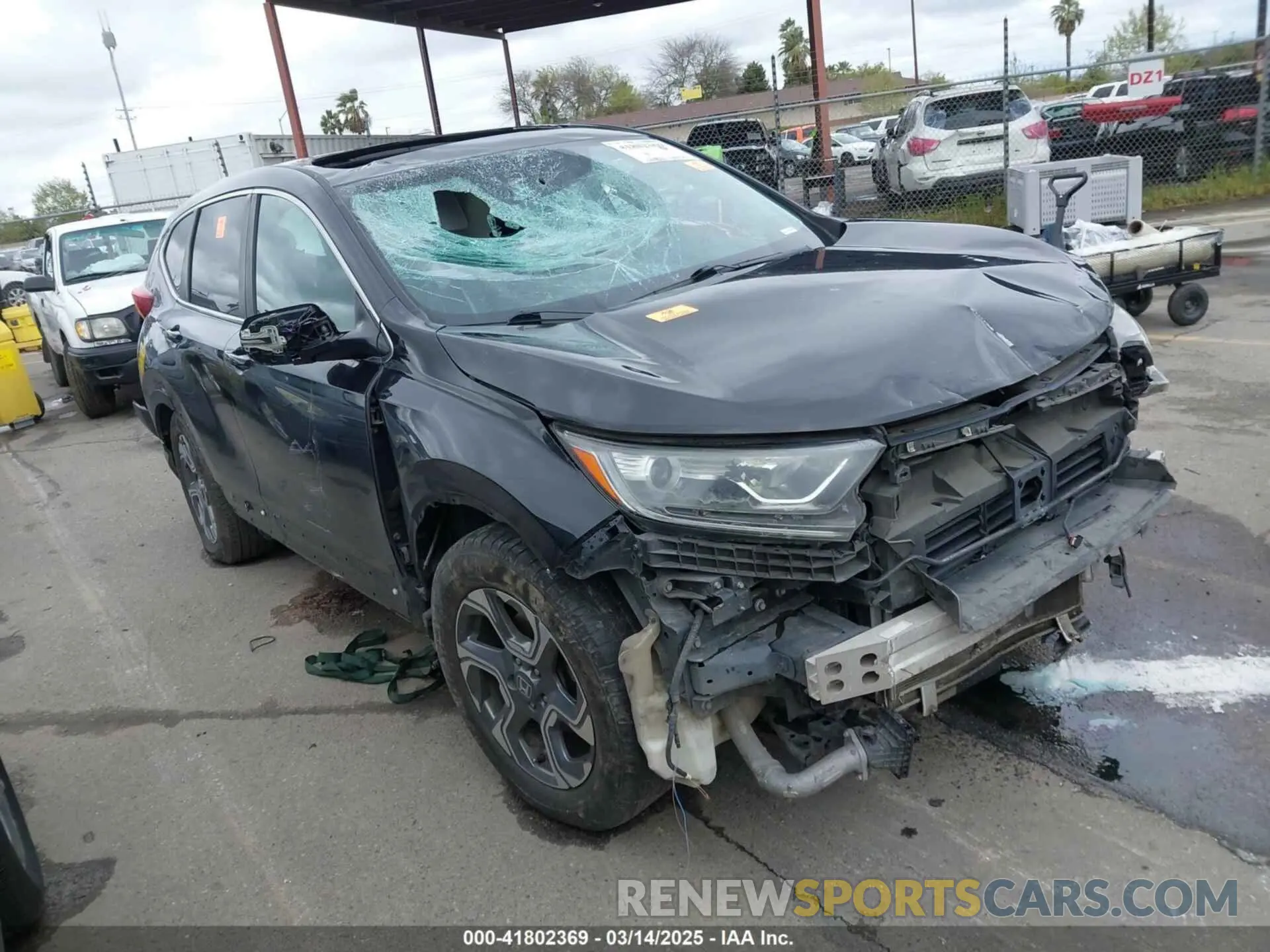 1 fotografías del automóvil dañado 5J6RW1H86KA005197 HONDA CR-V 2019