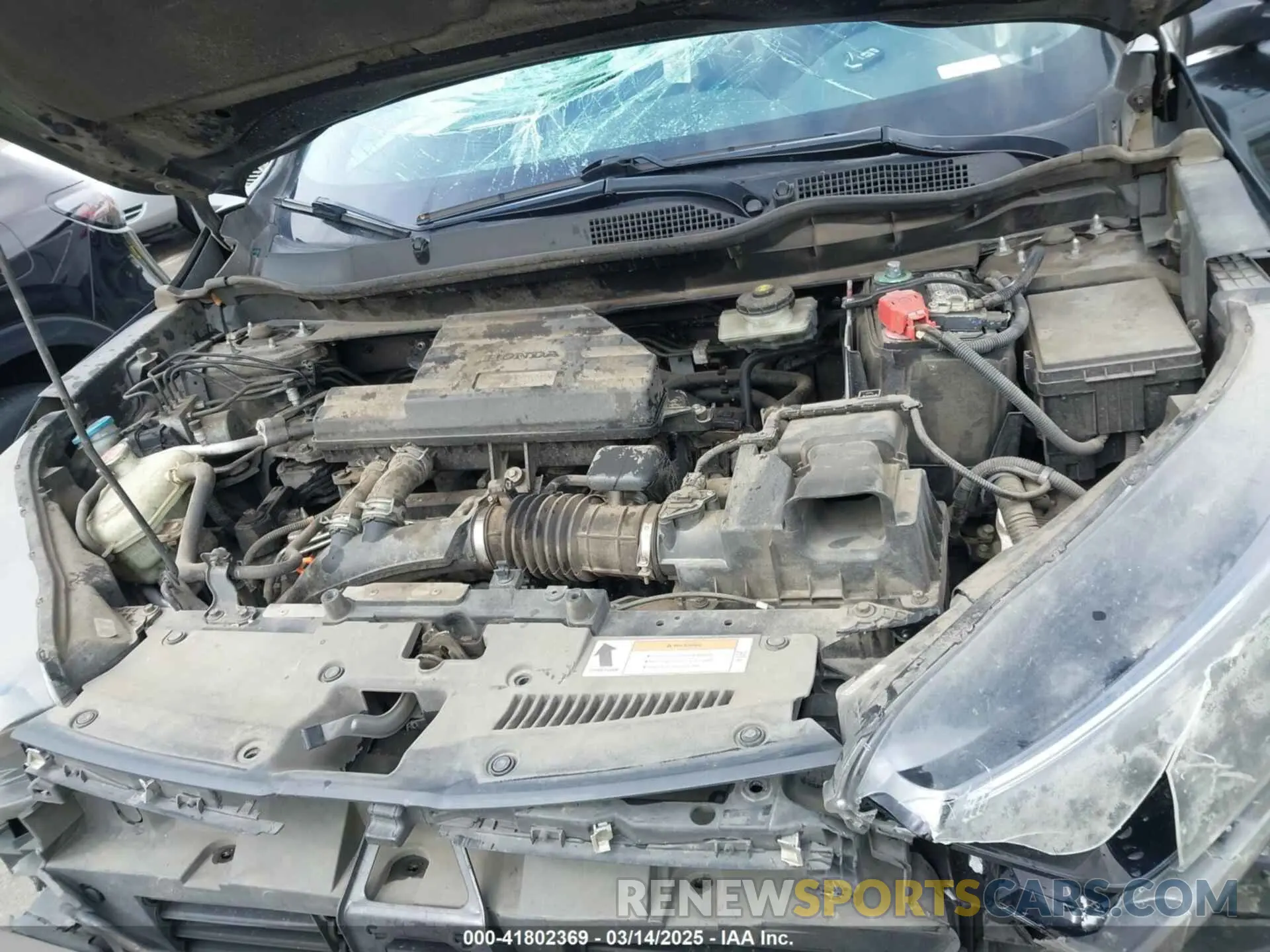 10 fotografías del automóvil dañado 5J6RW1H86KA005197 HONDA CR-V 2019