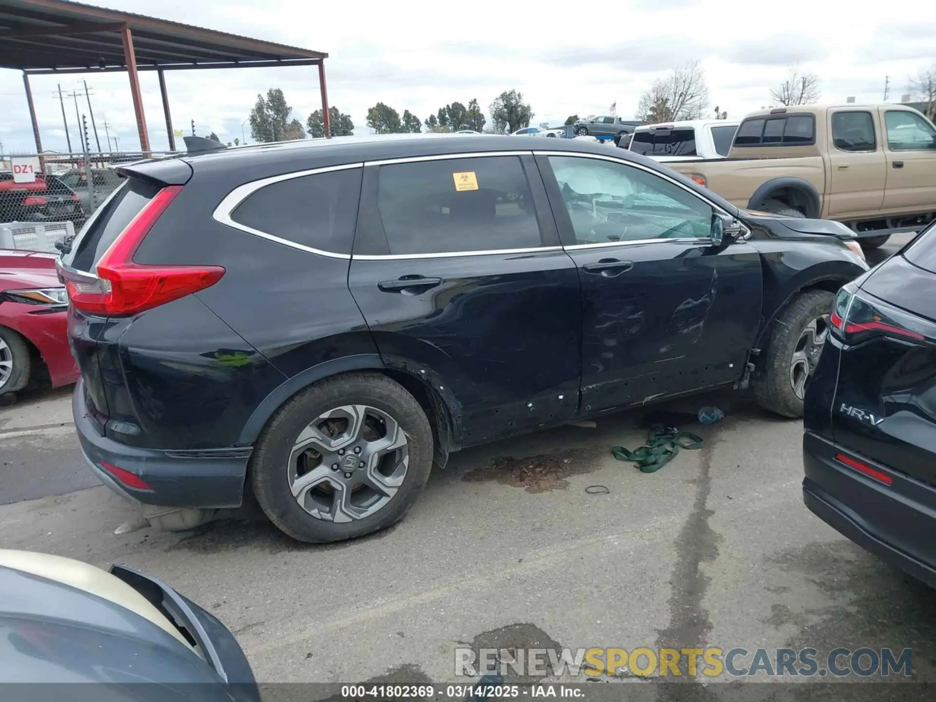 13 fotografías del automóvil dañado 5J6RW1H86KA005197 HONDA CR-V 2019