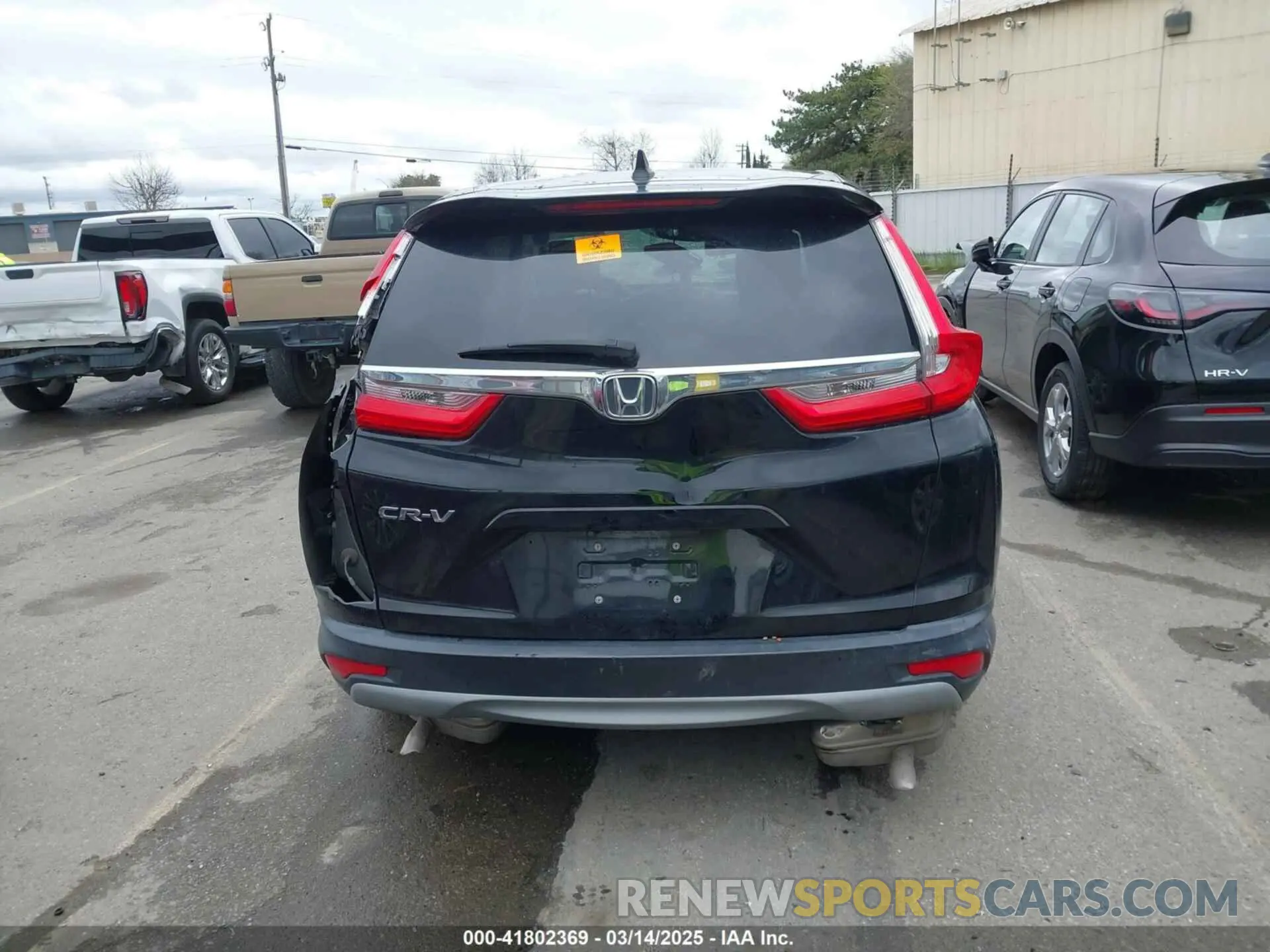 16 fotografías del automóvil dañado 5J6RW1H86KA005197 HONDA CR-V 2019