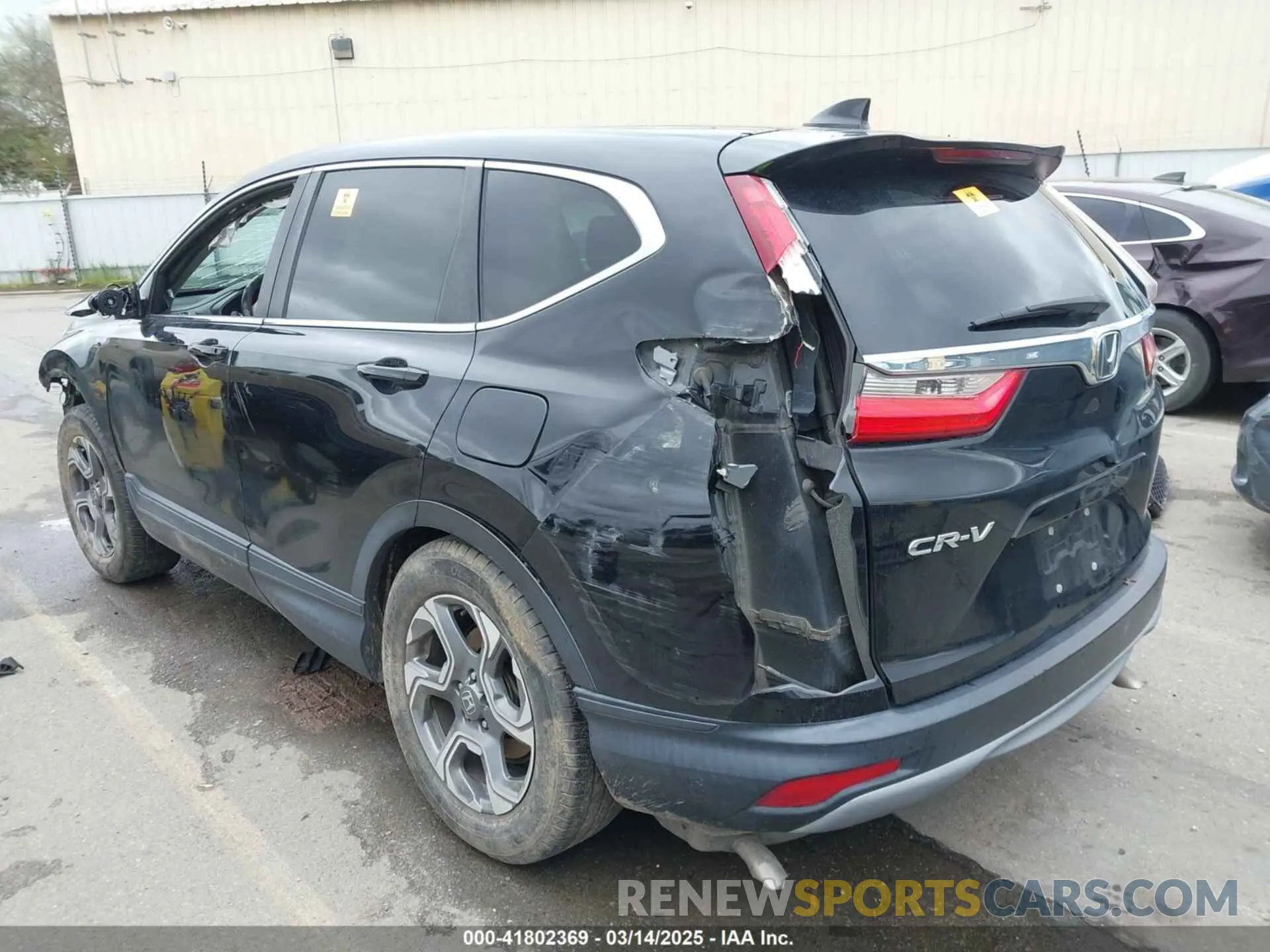 3 fotografías del automóvil dañado 5J6RW1H86KA005197 HONDA CR-V 2019