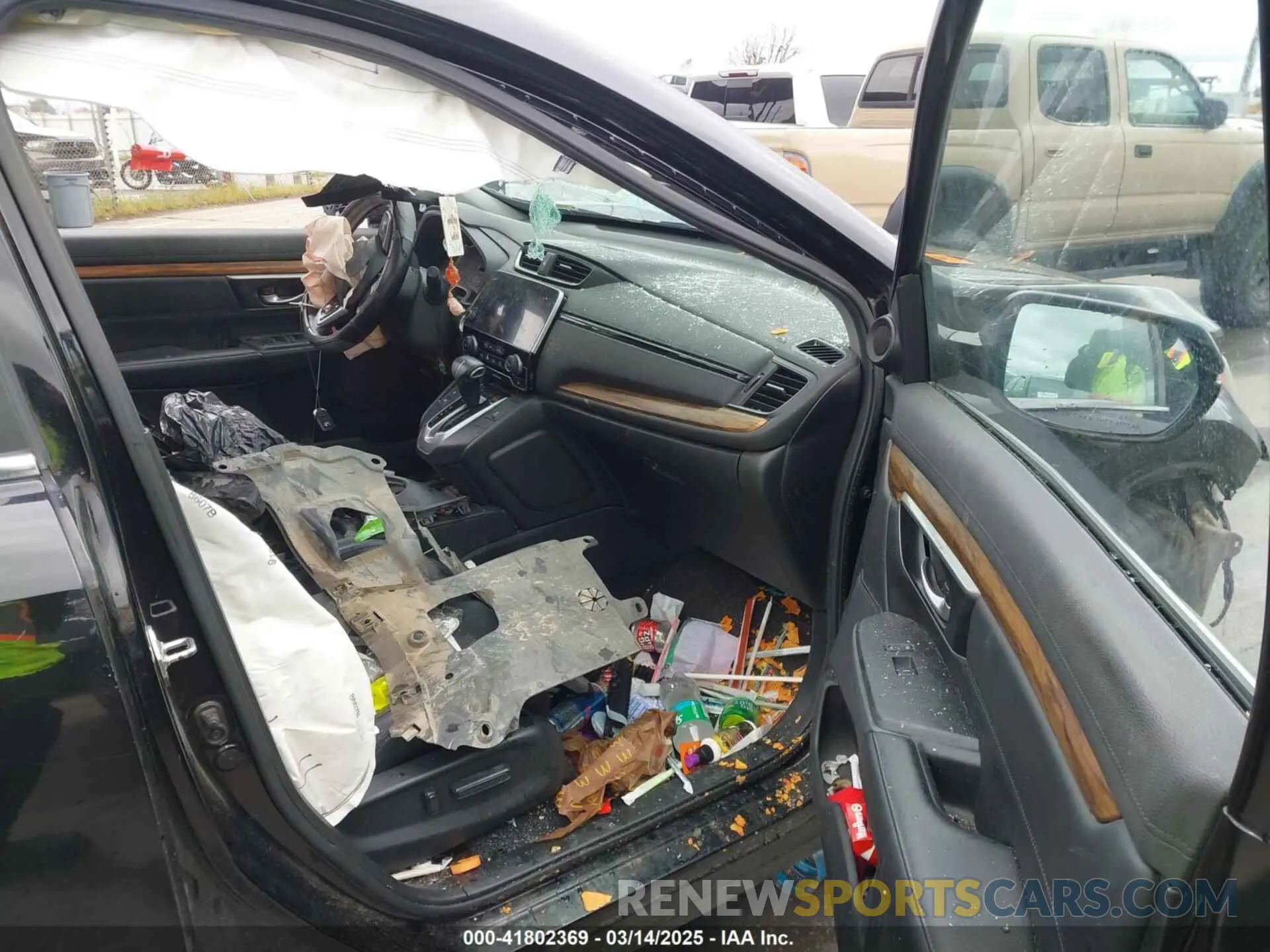 5 fotografías del automóvil dañado 5J6RW1H86KA005197 HONDA CR-V 2019