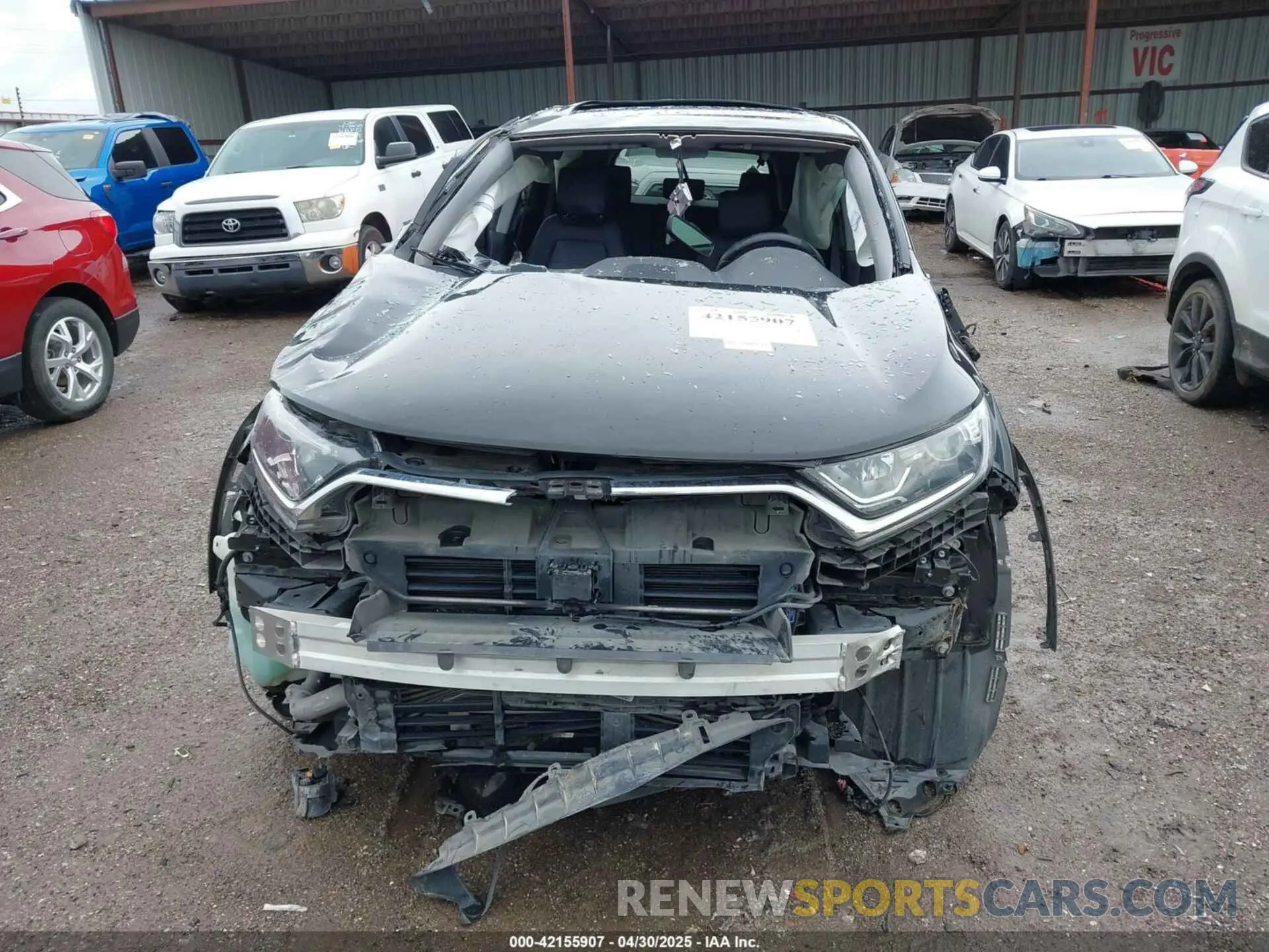 13 fotografías del automóvil dañado 5J6RW1H8XKA001475 HONDA CR-V 2019