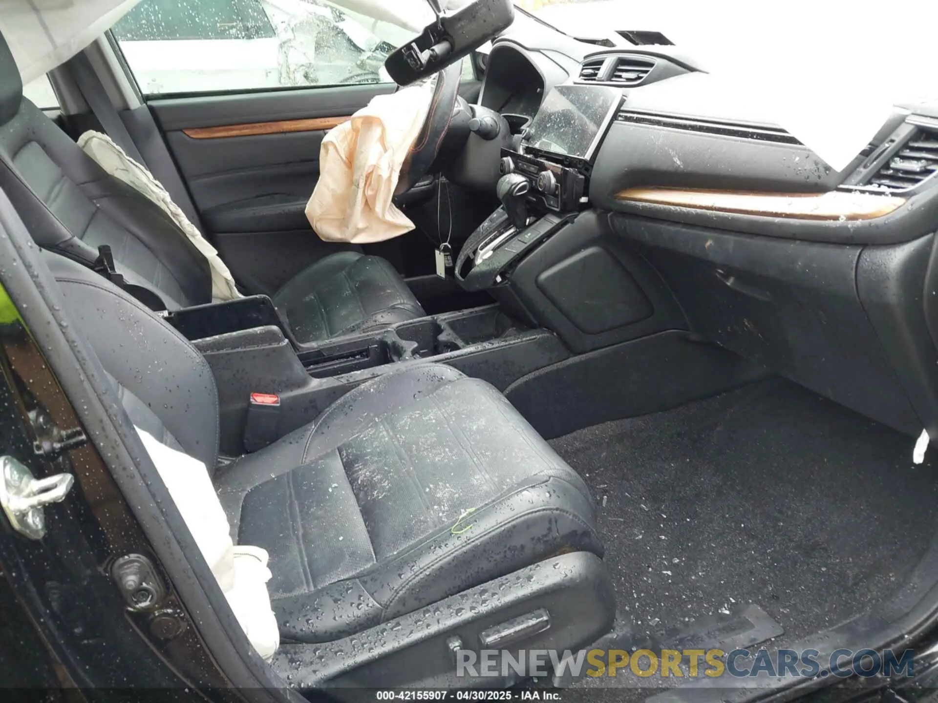 5 fotografías del automóvil dañado 5J6RW1H8XKA001475 HONDA CR-V 2019