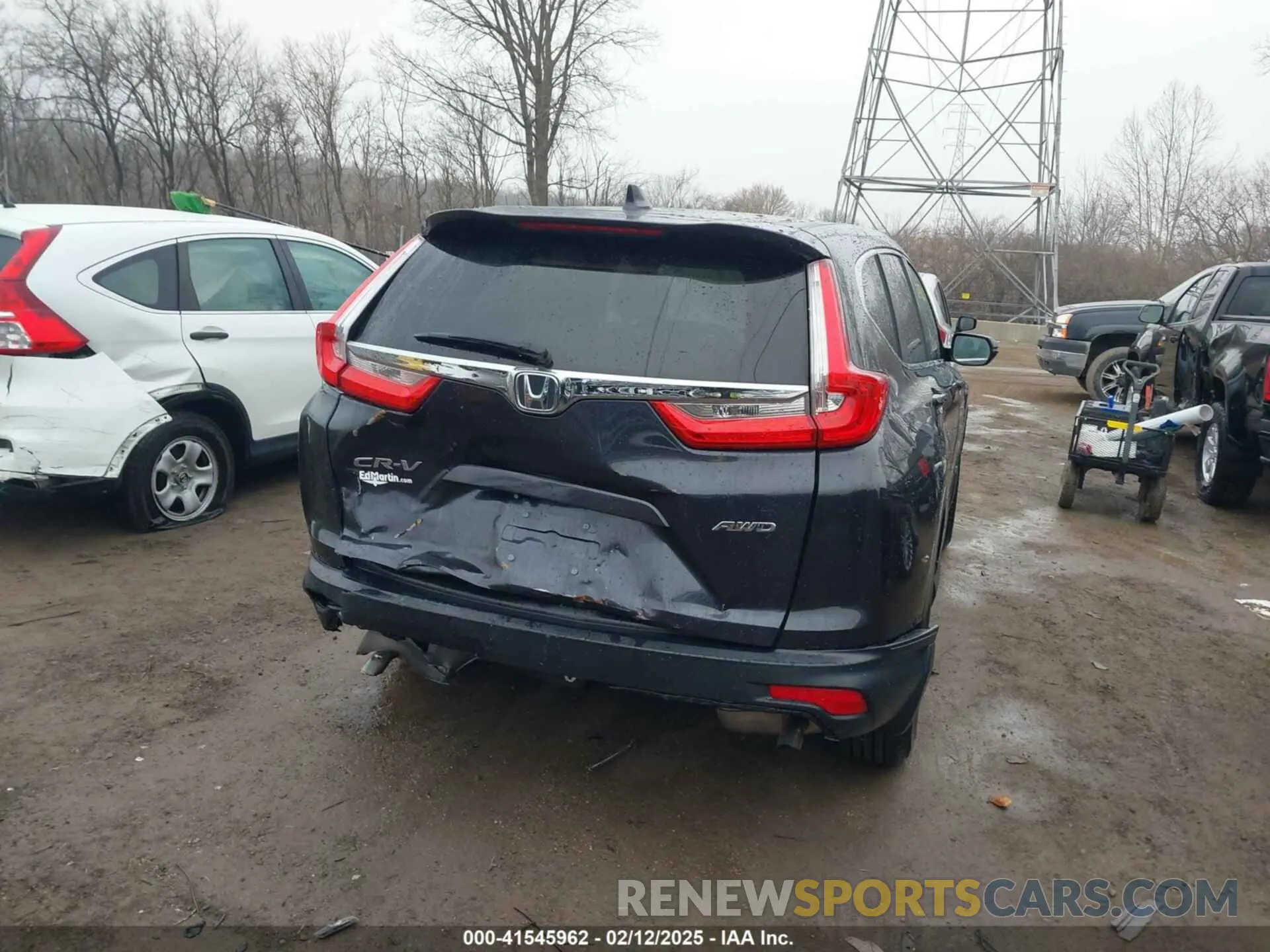 16 fotografías del automóvil dañado 5J6RW2H50KA011430 HONDA CR-V 2019