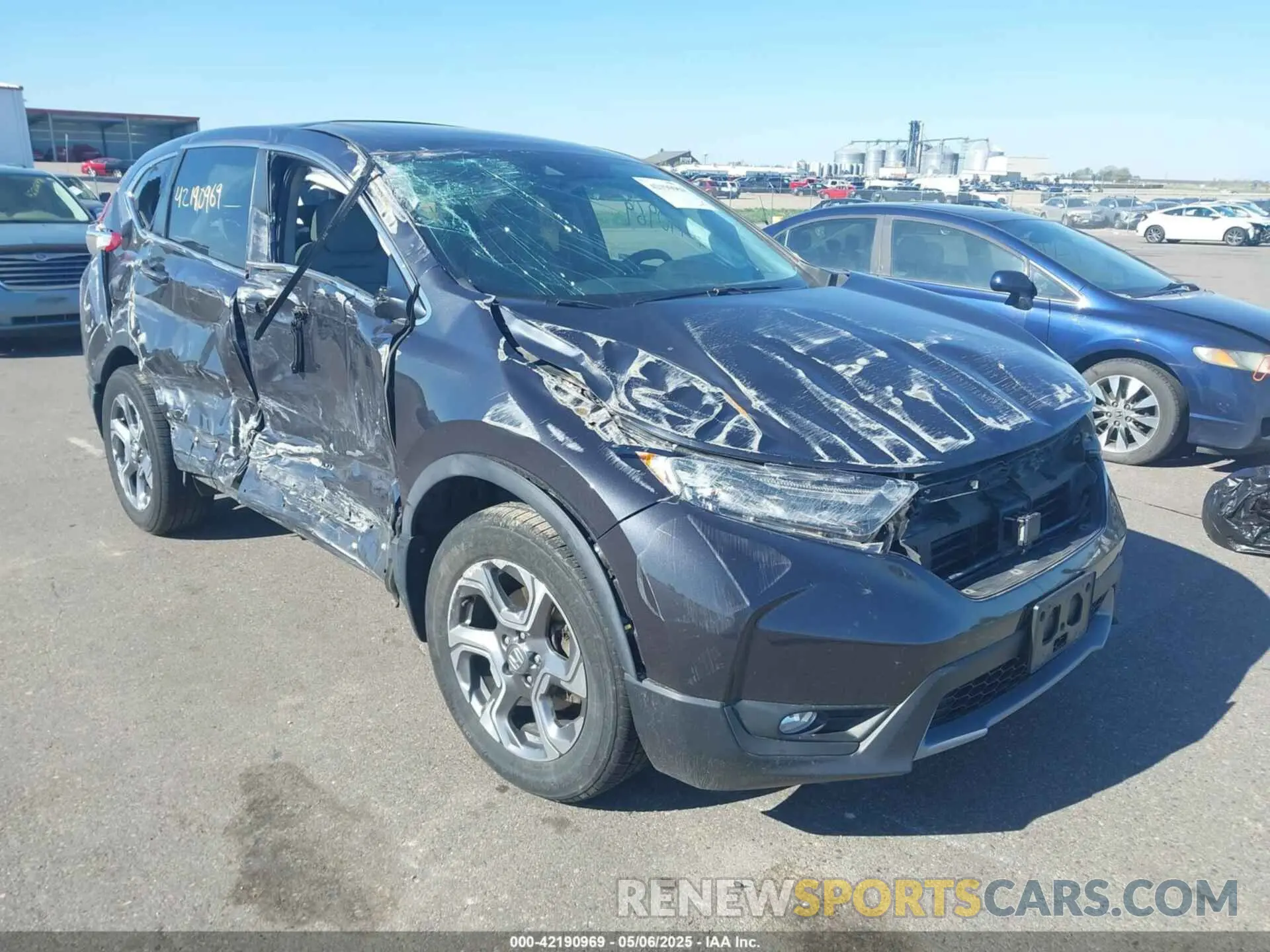 1 fotografías del automóvil dañado 5J6RW2H52KA005029 HONDA CR-V 2019