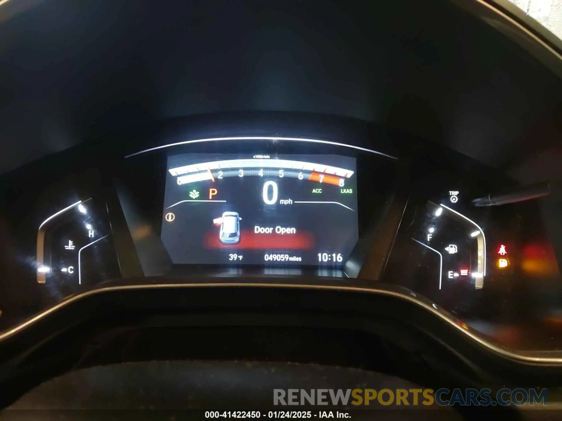 7 fotografías del automóvil dañado 5J6RW2H53KL007733 HONDA CR-V 2019