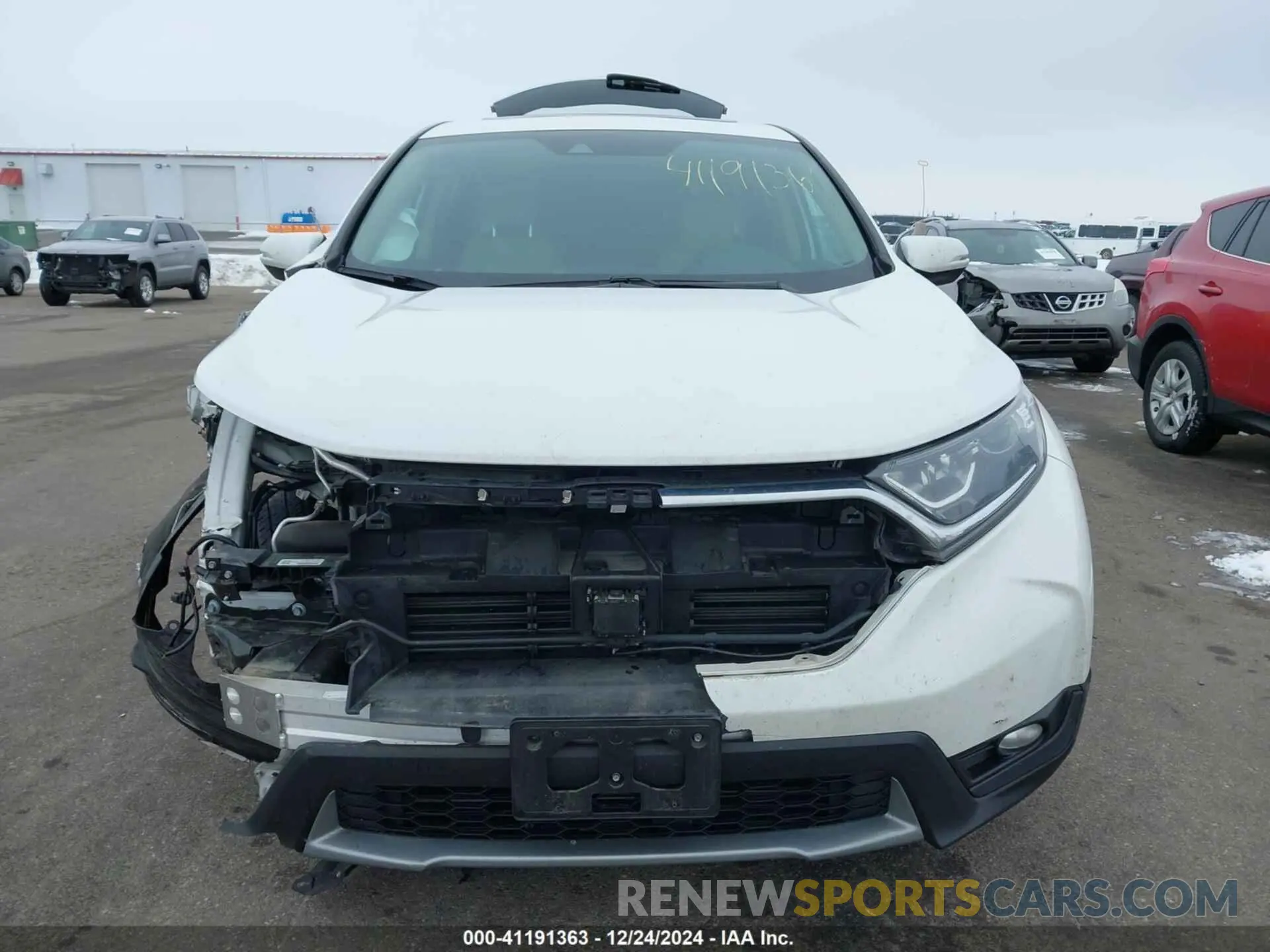 11 fotografías del automóvil dañado 5J6RW2H54KL015789 HONDA CR-V 2019