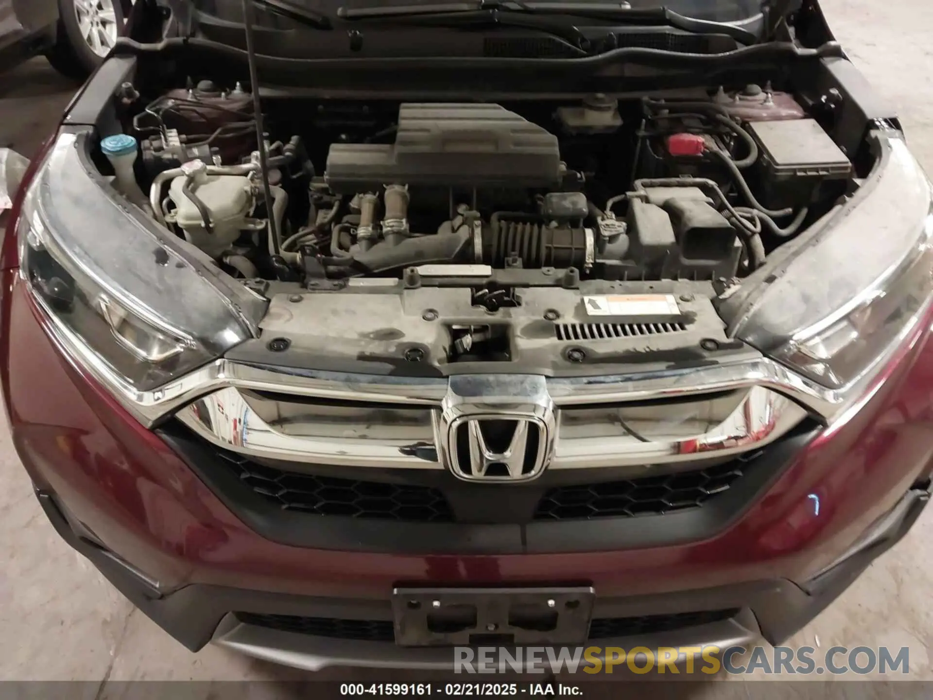 10 fotografías del automóvil dañado 5J6RW2H55KL021343 HONDA CR-V 2019