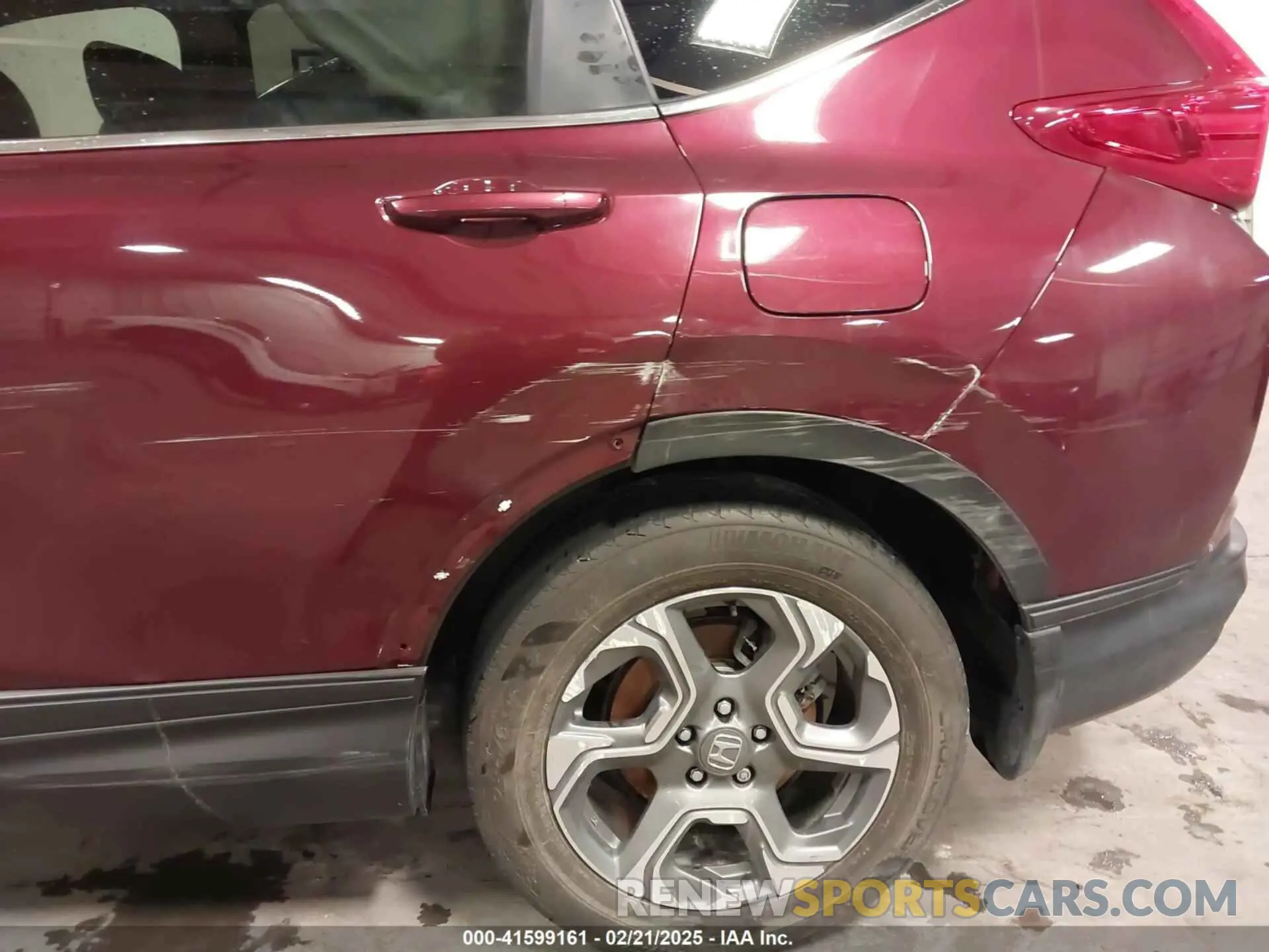 19 fotografías del automóvil dañado 5J6RW2H55KL021343 HONDA CR-V 2019