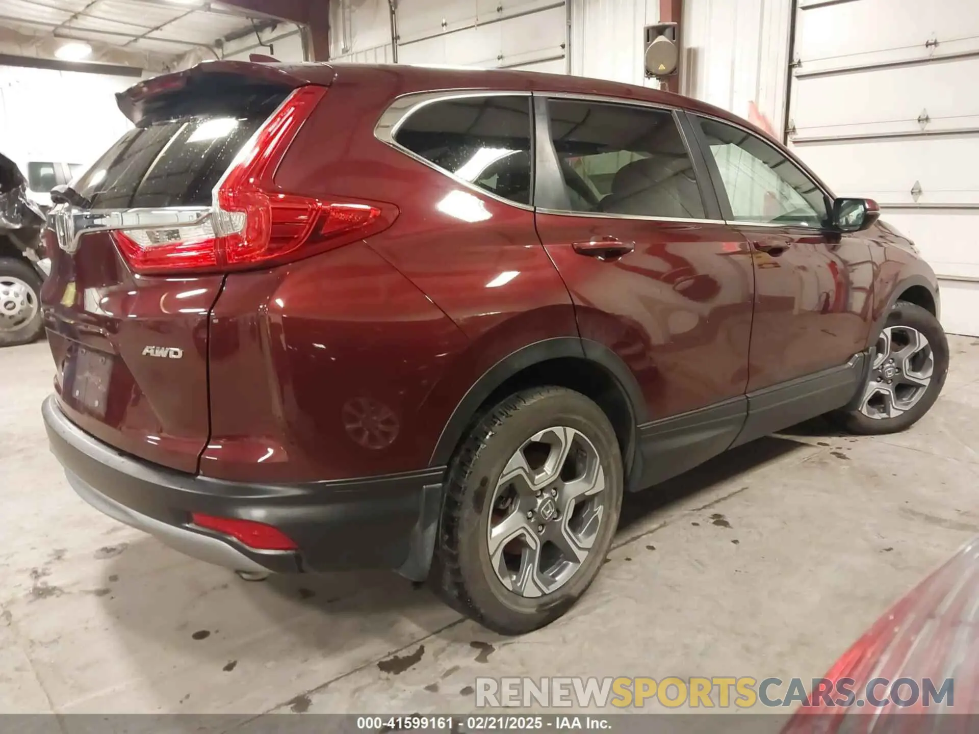 4 fotografías del automóvil dañado 5J6RW2H55KL021343 HONDA CR-V 2019
