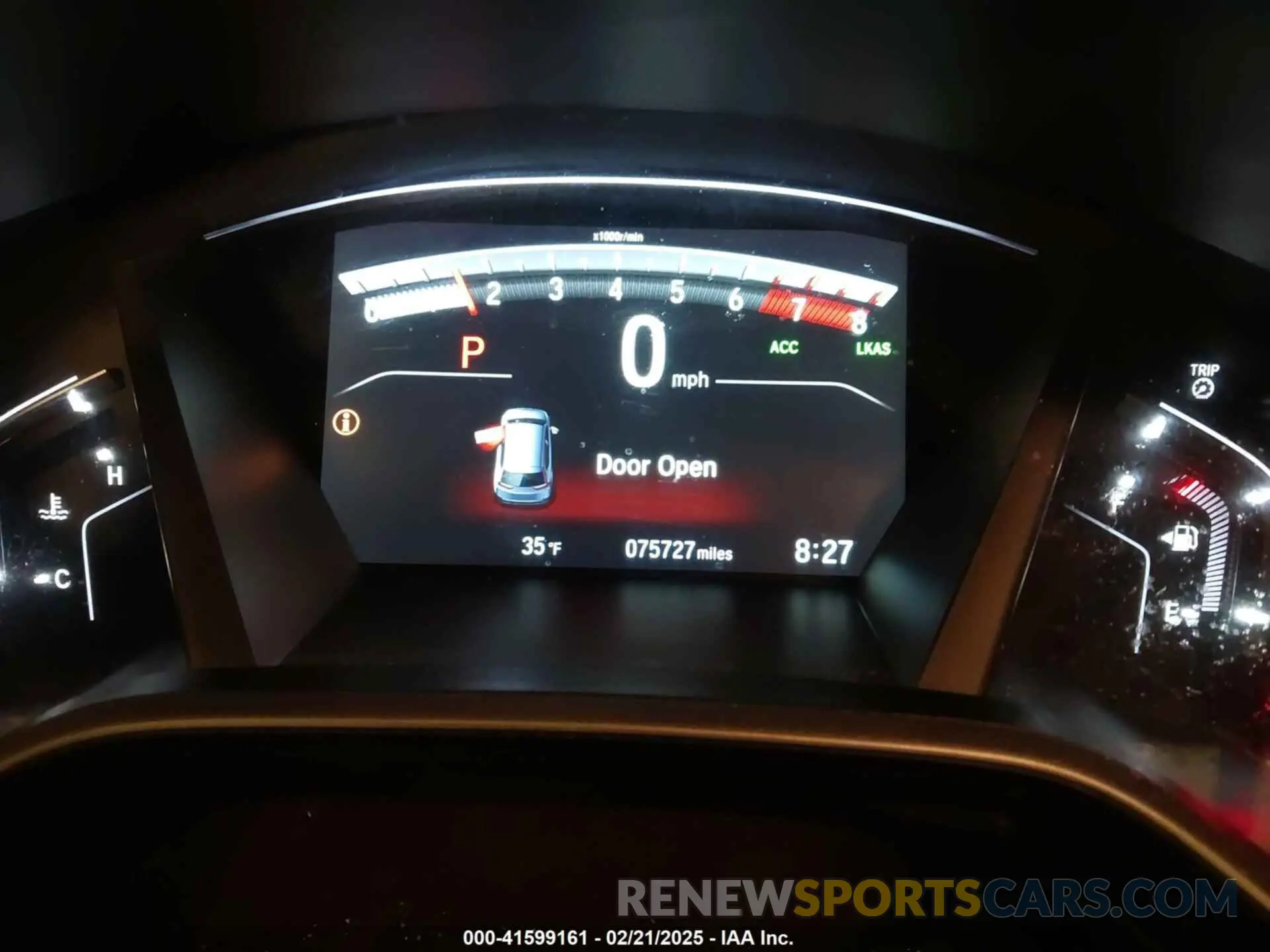 7 fotografías del automóvil dañado 5J6RW2H55KL021343 HONDA CR-V 2019