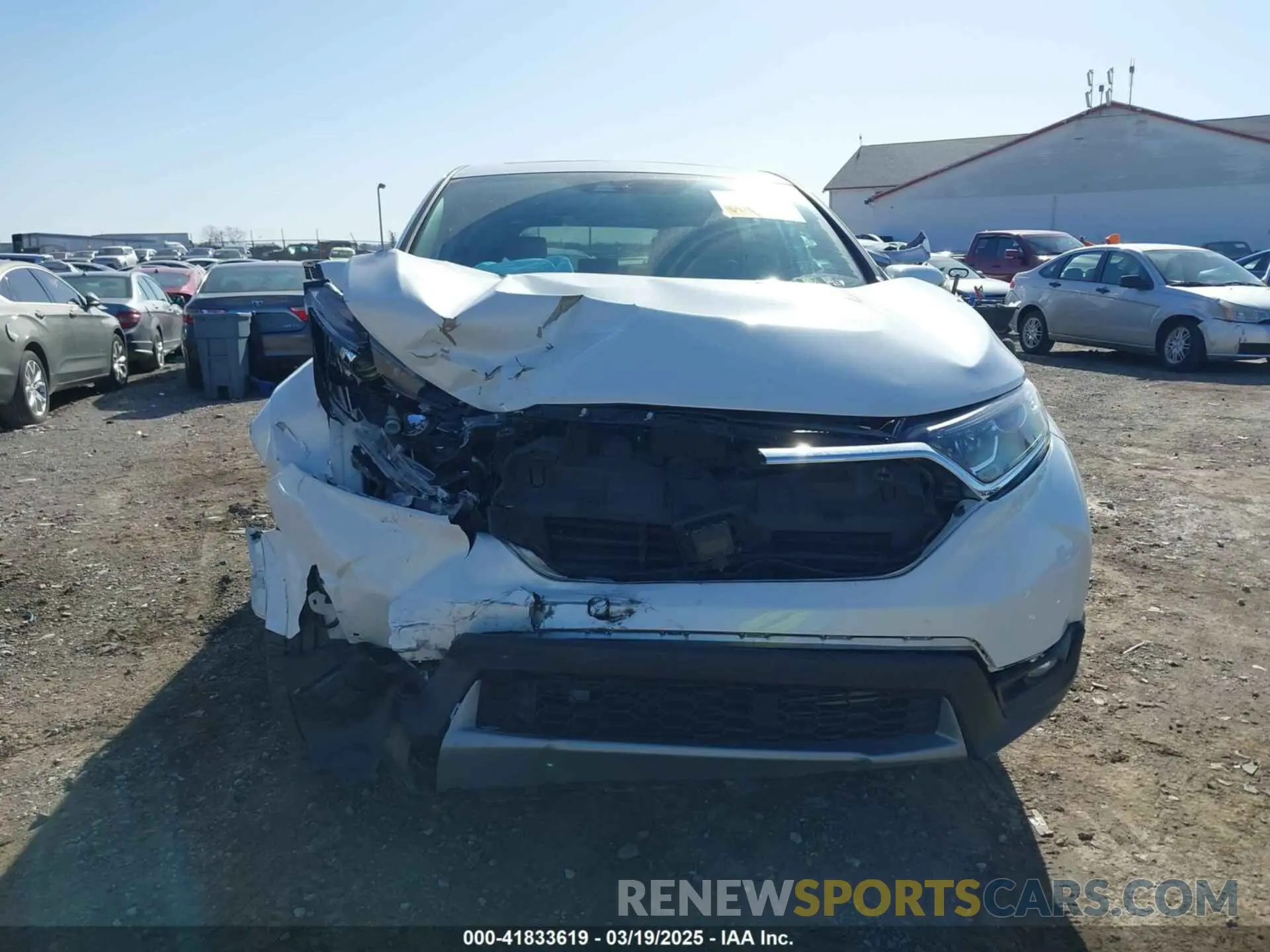 12 fotografías del automóvil dañado 5J6RW2H57KL030092 HONDA CR-V 2019
