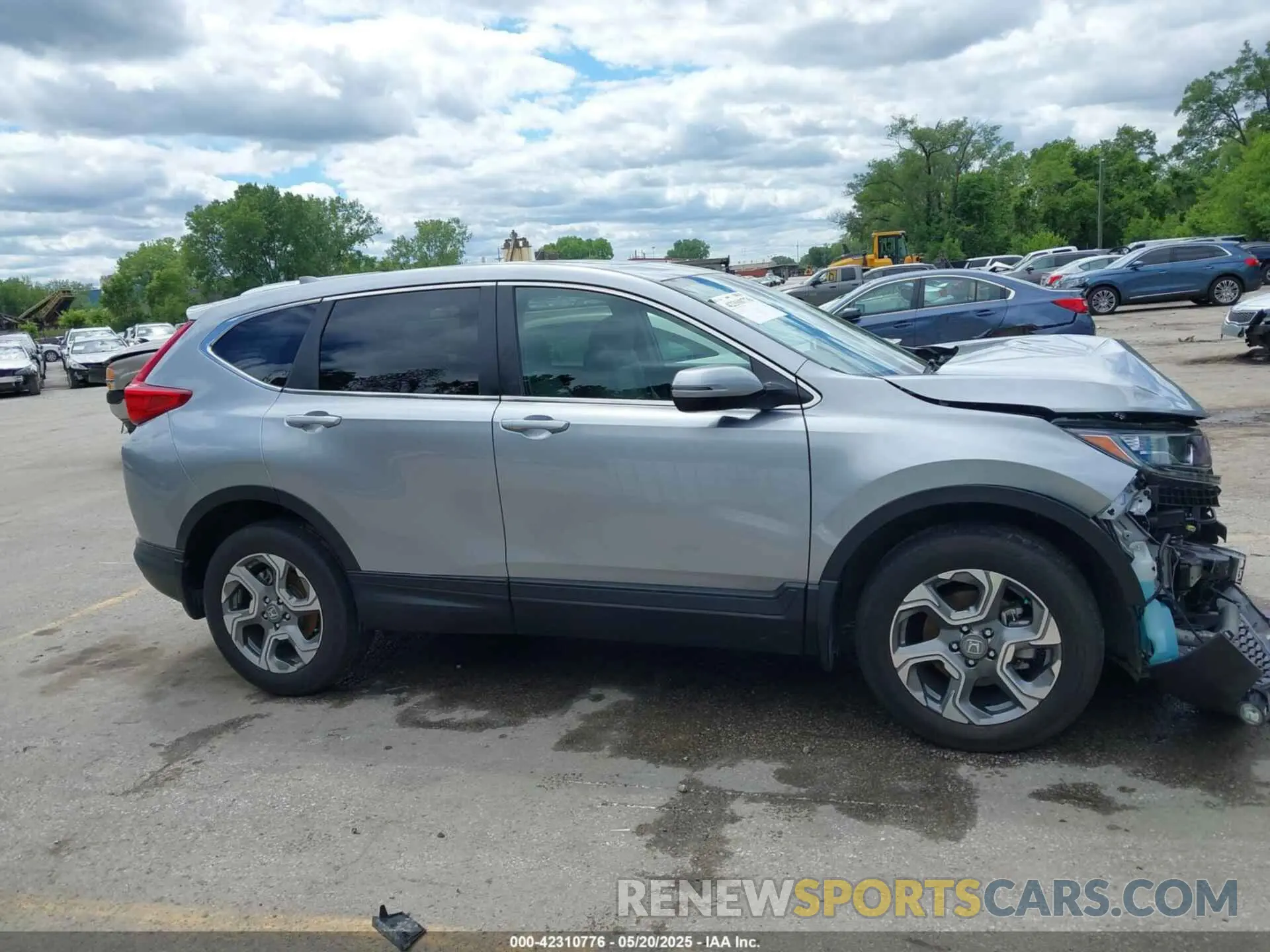 13 fotografías del automóvil dañado 5J6RW2H82KL029278 HONDA CR-V 2019