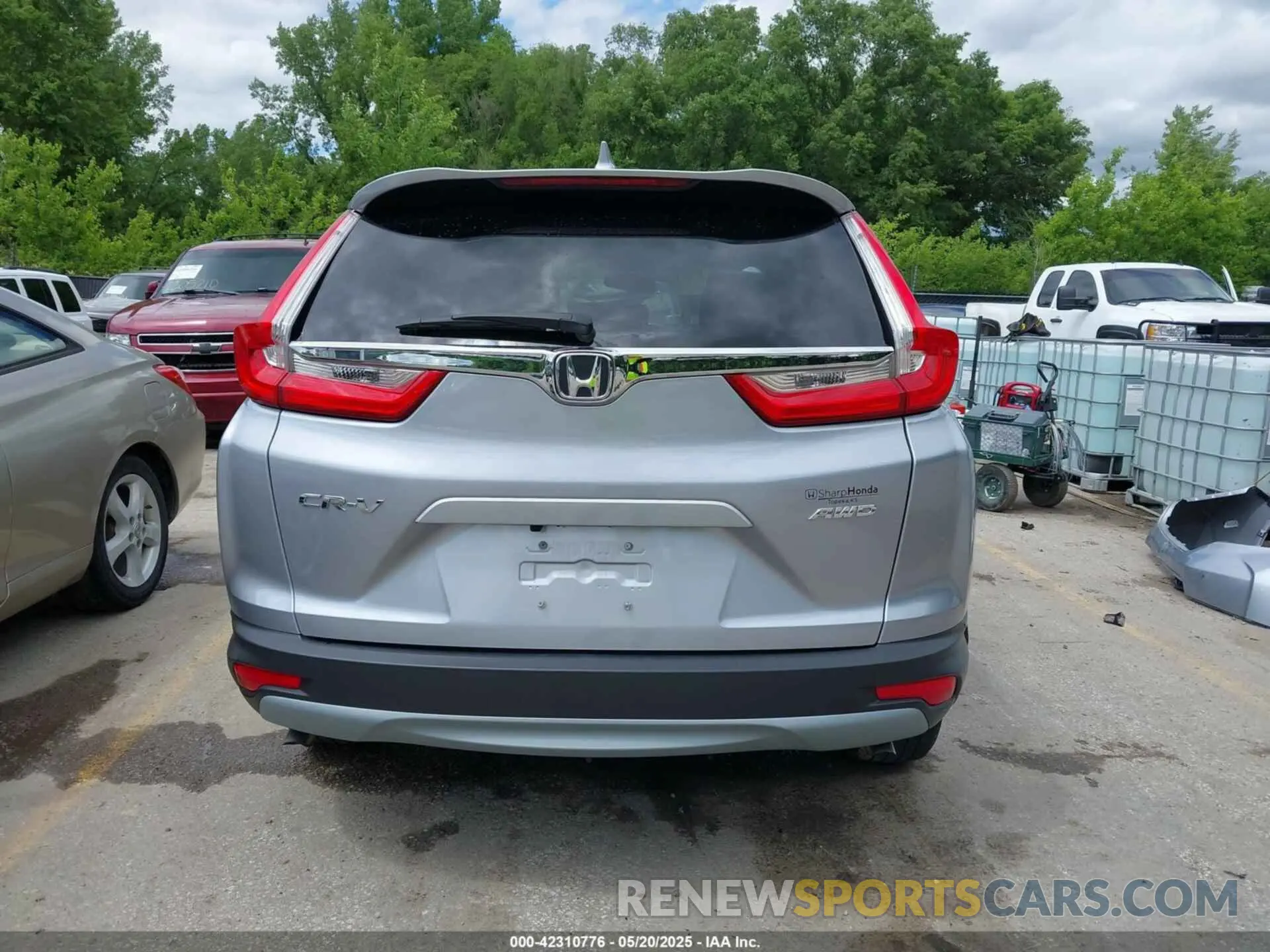 16 fotografías del automóvil dañado 5J6RW2H82KL029278 HONDA CR-V 2019