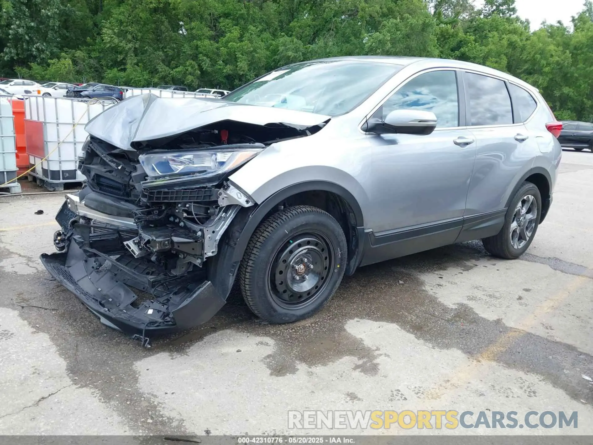 2 fotografías del automóvil dañado 5J6RW2H82KL029278 HONDA CR-V 2019