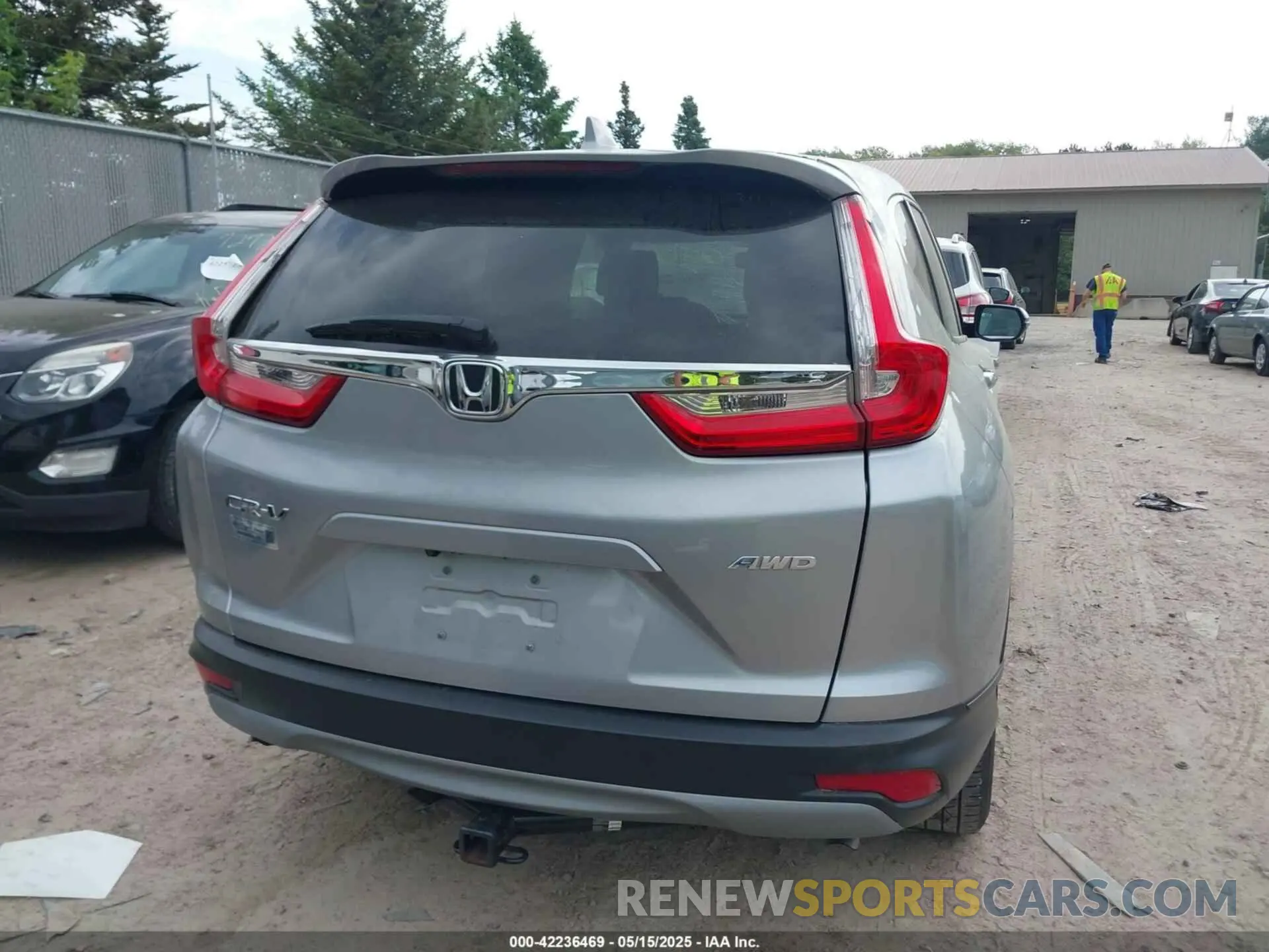 16 fotografías del automóvil dañado 5J6RW2H88KL002408 HONDA CR-V 2019