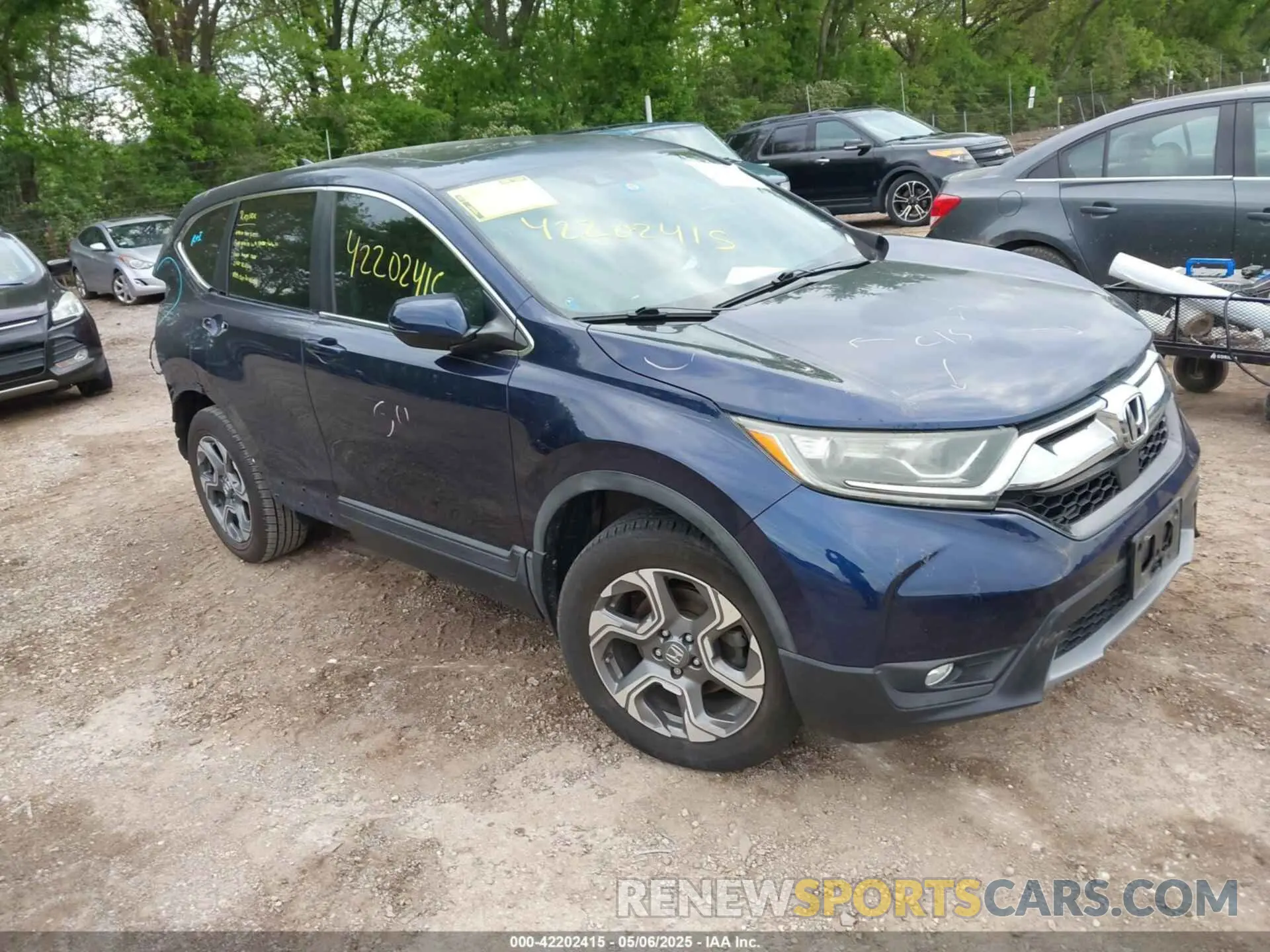 1 fotografías del automóvil dañado 5J6RW2H89KA000971 HONDA CR-V 2019