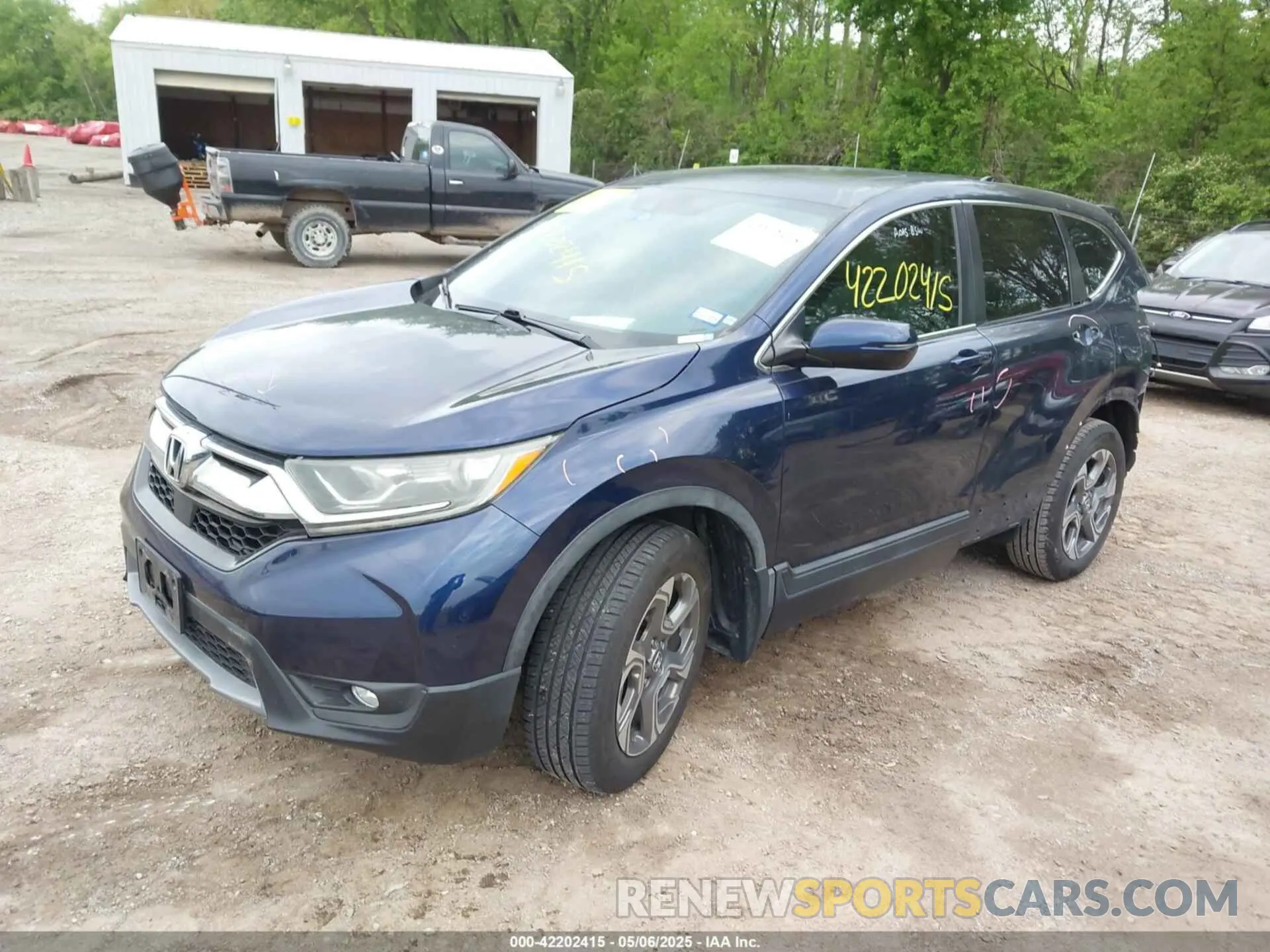2 fotografías del automóvil dañado 5J6RW2H89KA000971 HONDA CR-V 2019