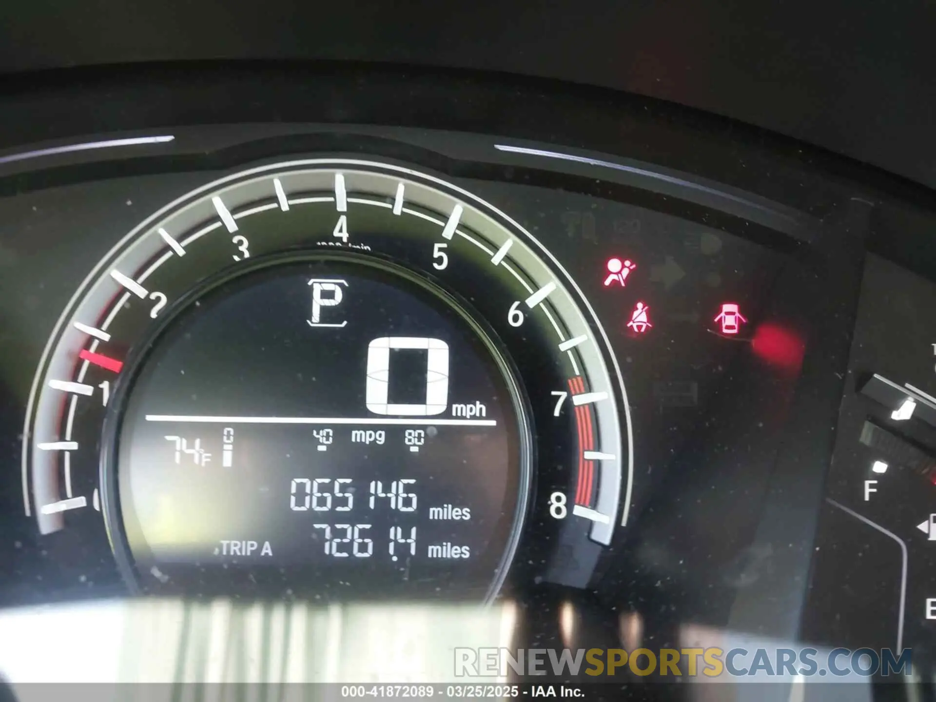 7 fotografías del automóvil dañado 5J6RW5H32KL003561 HONDA CR-V 2019