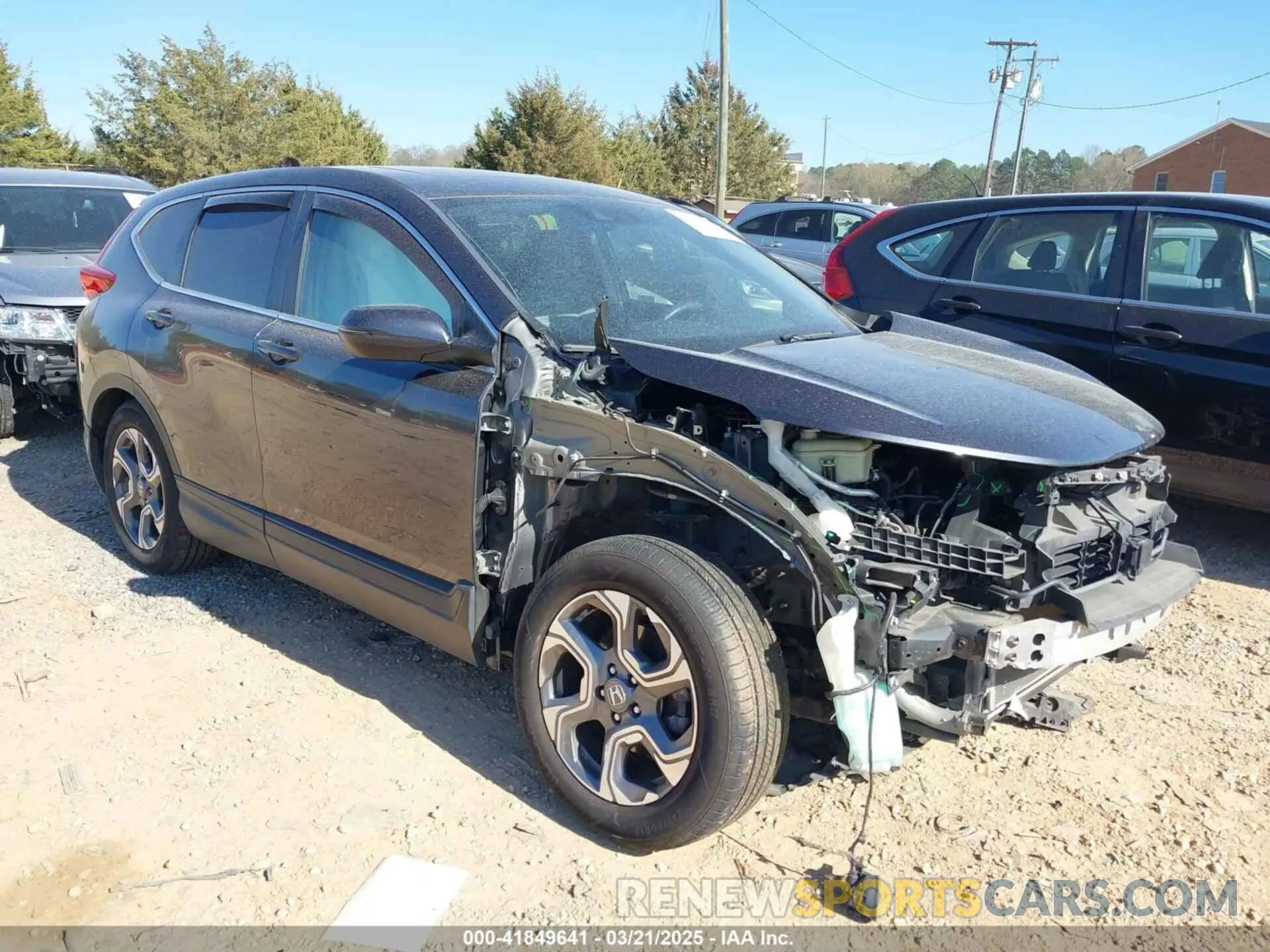 1 fotografías del automóvil dañado 7FARW1H53KE018173 HONDA CR-V 2019