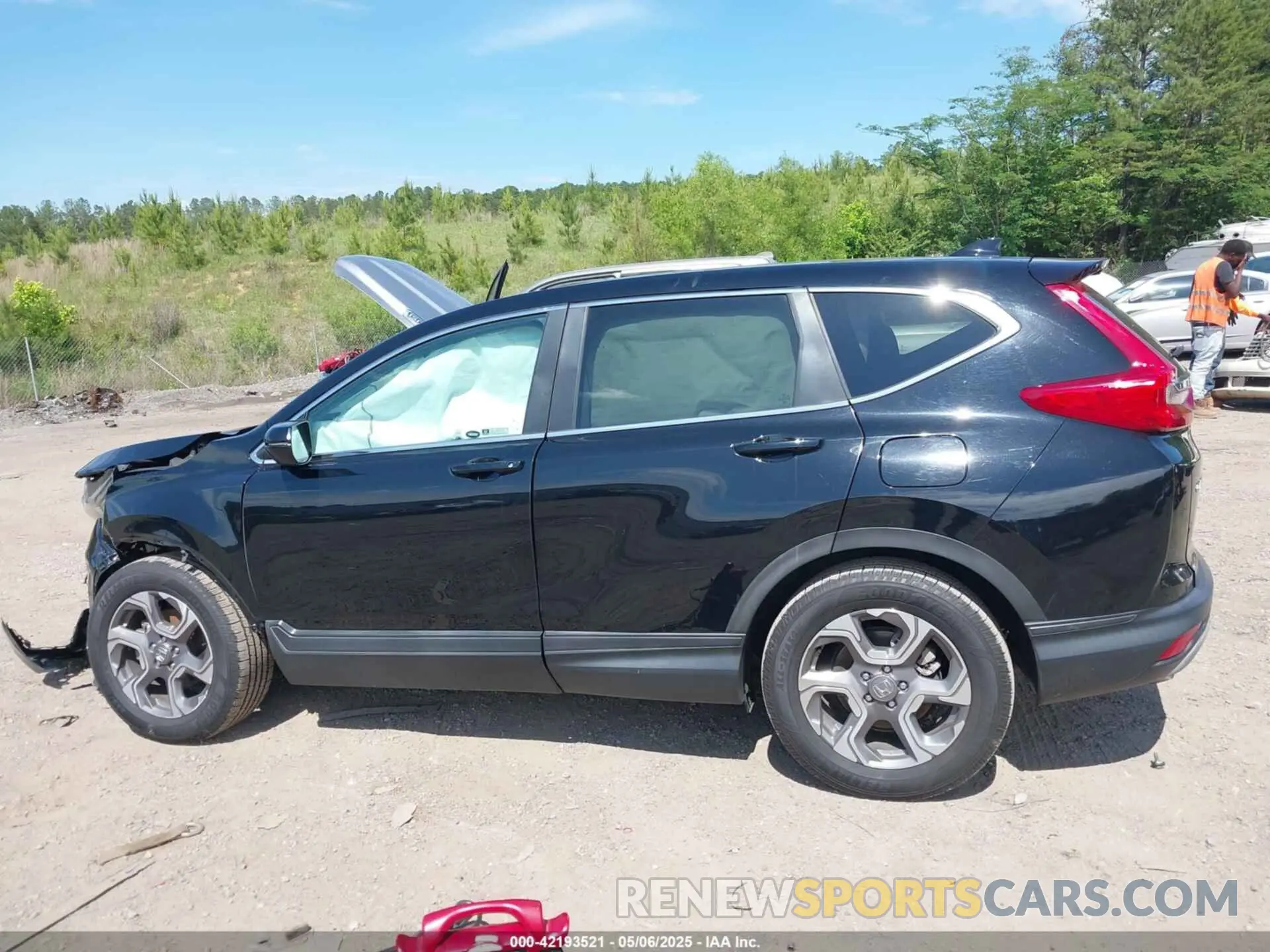 14 fotografías del automóvil dañado 7FARW1H57KE020539 HONDA CR-V 2019