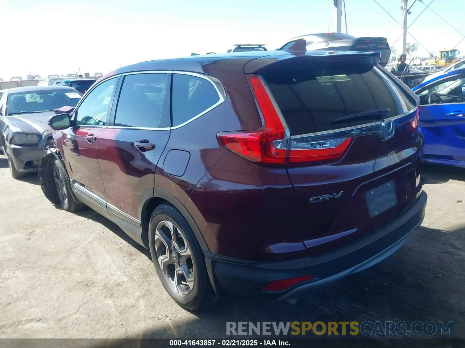 3 fotografías del automóvil dañado 7FARW1H82KE003125 HONDA CR-V 2019