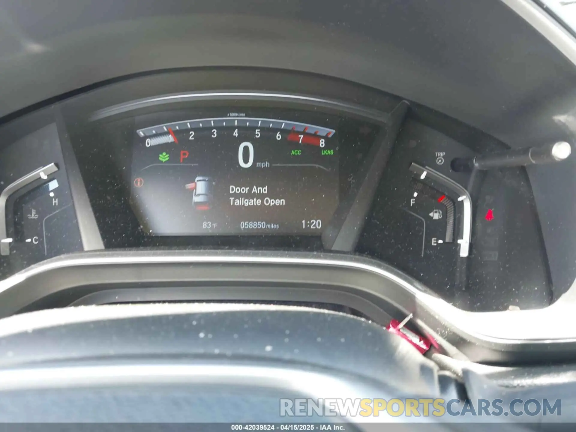 15 fotografías del automóvil dañado 7FARW1H85KE001692 HONDA CR-V 2019