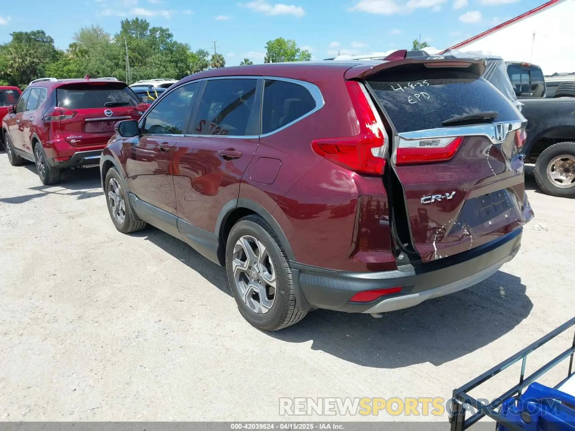 3 fotografías del automóvil dañado 7FARW1H85KE001692 HONDA CR-V 2019