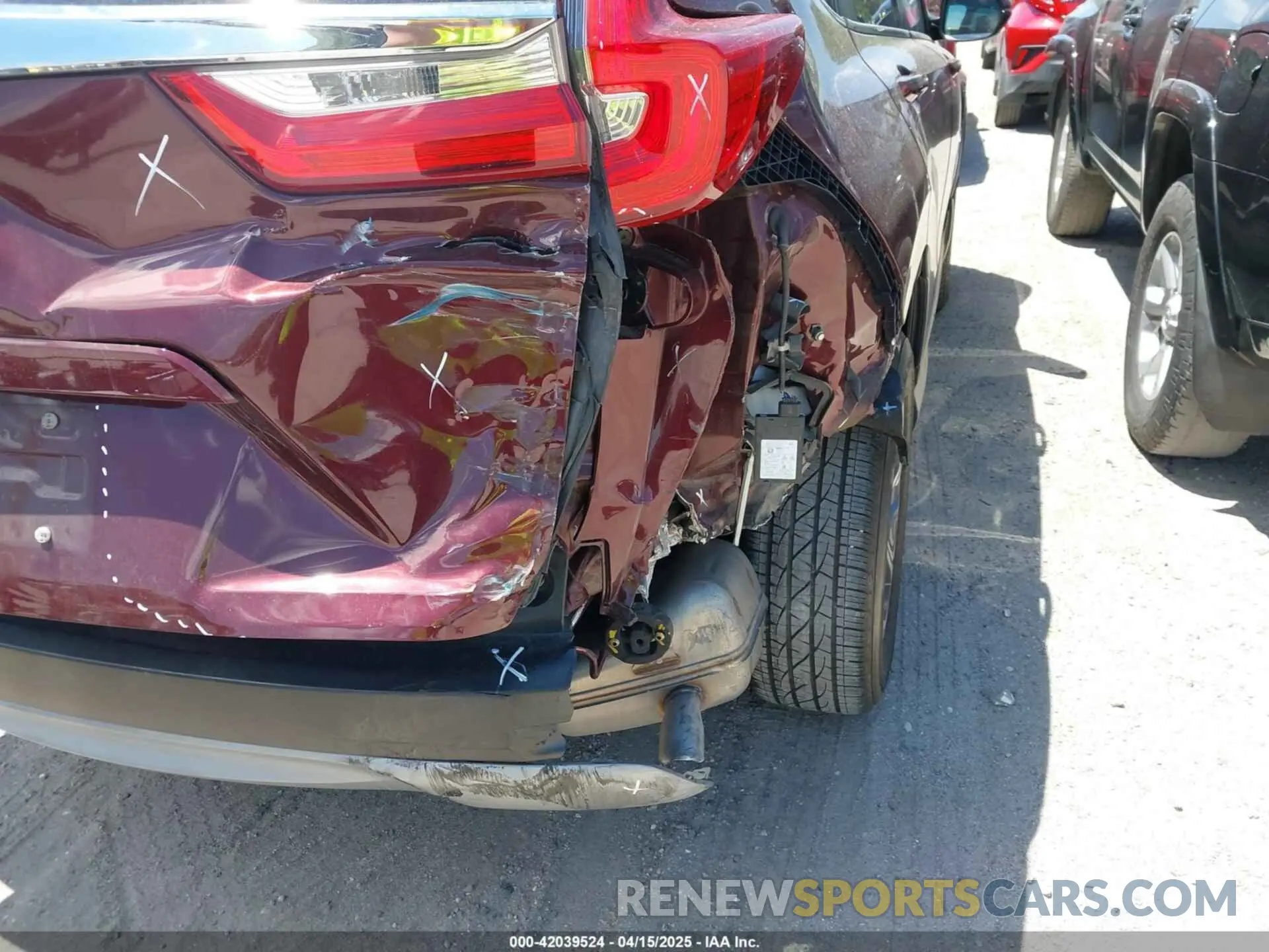 6 fotografías del automóvil dañado 7FARW1H85KE001692 HONDA CR-V 2019