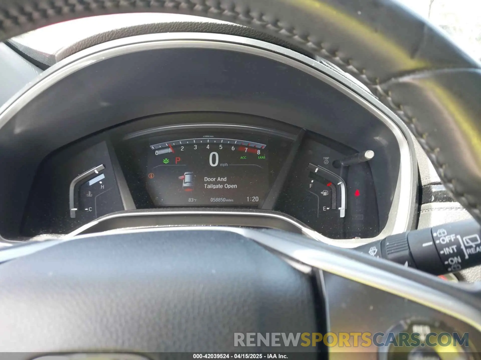 7 fotografías del automóvil dañado 7FARW1H85KE001692 HONDA CR-V 2019