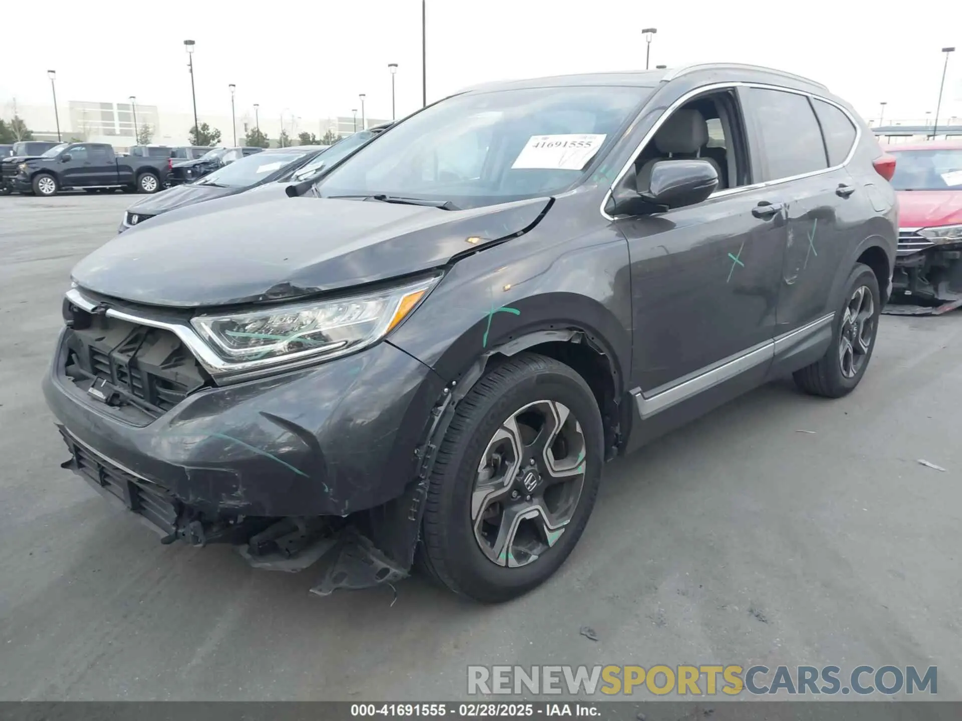 2 fotografías del automóvil dañado 7FARW1H92KE014019 HONDA CR-V 2019