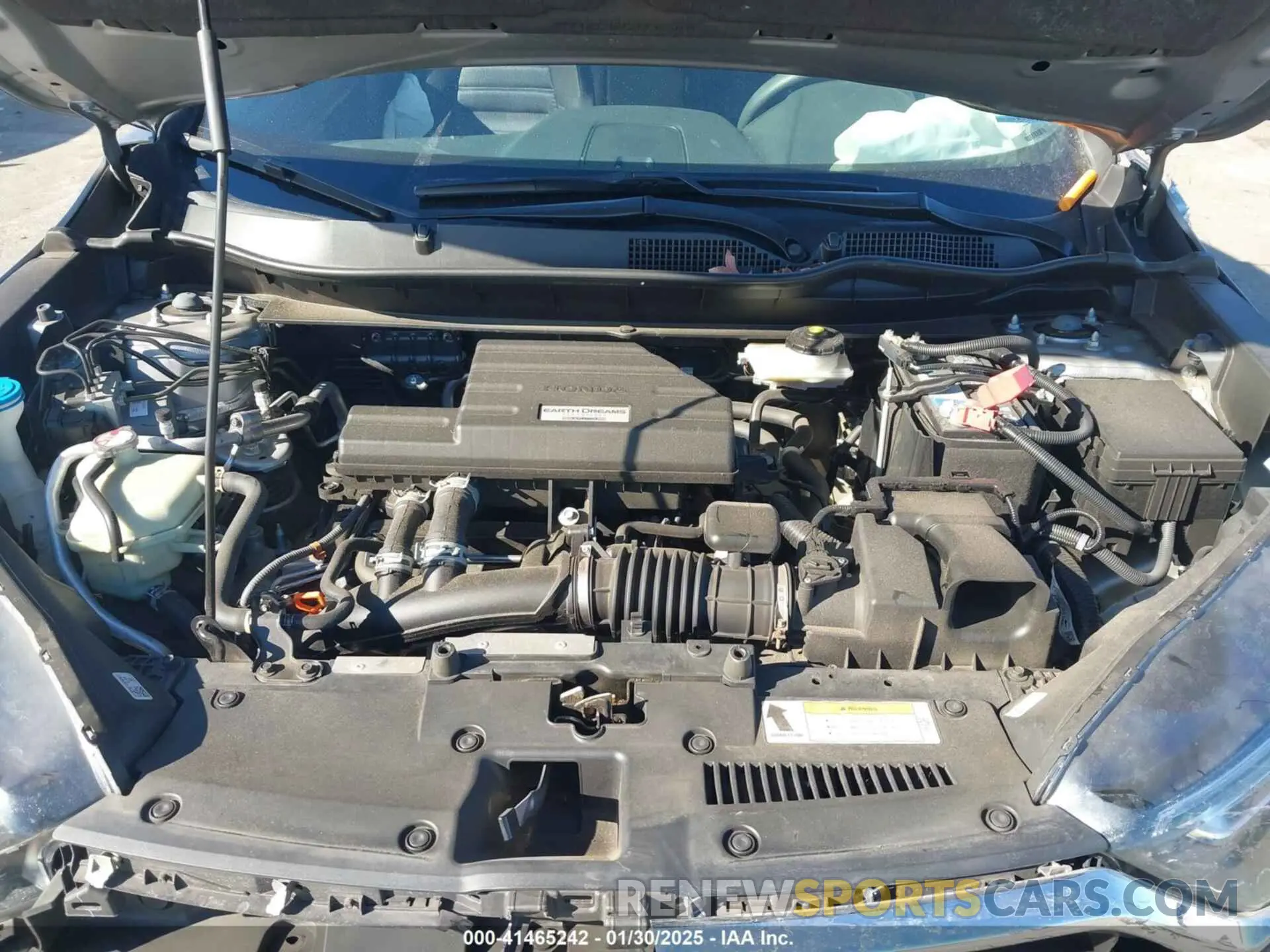 10 fotografías del automóvil dañado 7FARW2H55KE031982 HONDA CR-V 2019